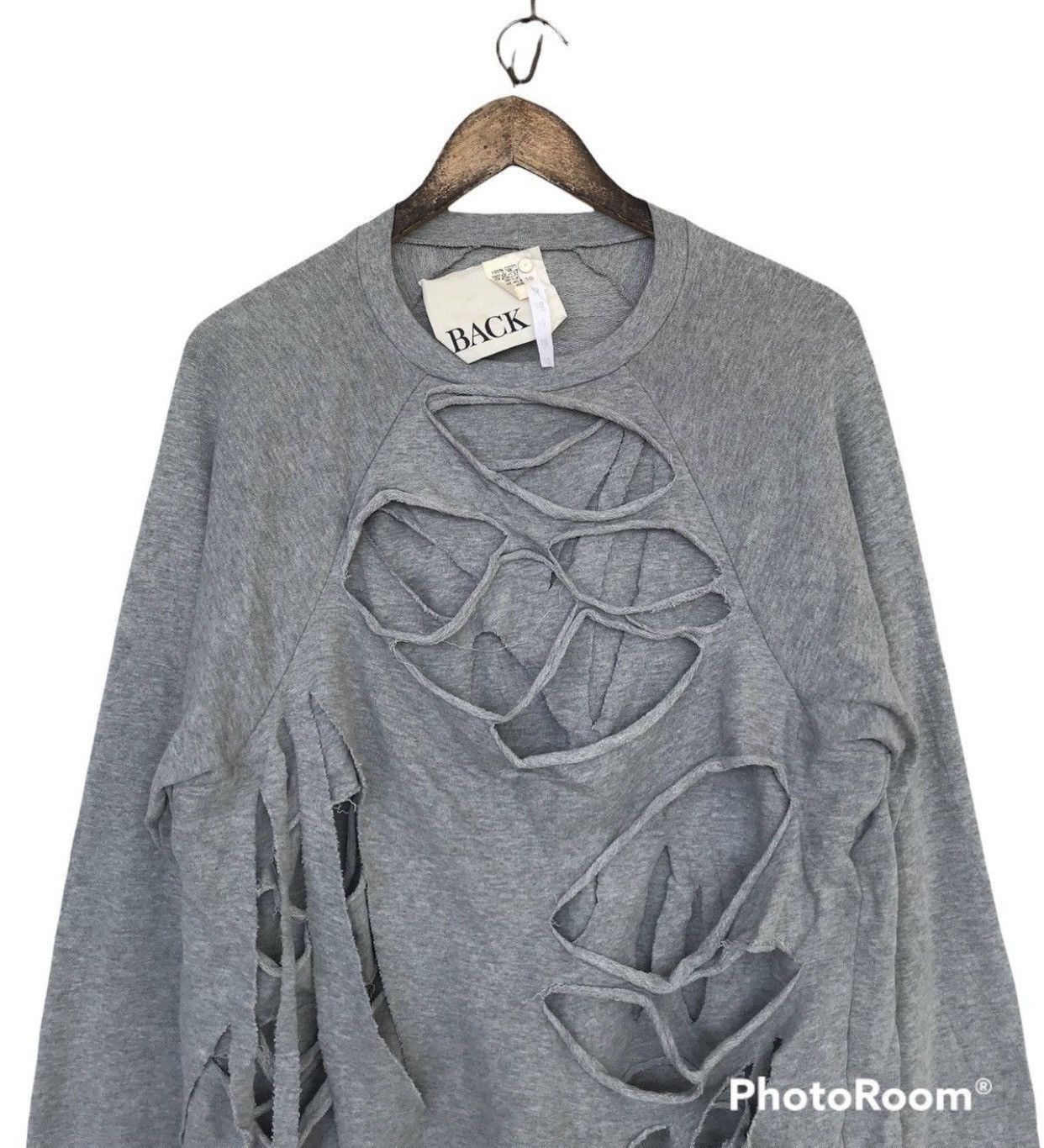 Japanese Brand Avant Garde Back Distressed Sweater Size M / US 6-8 / IT 42-44 - 6 Thumbnail