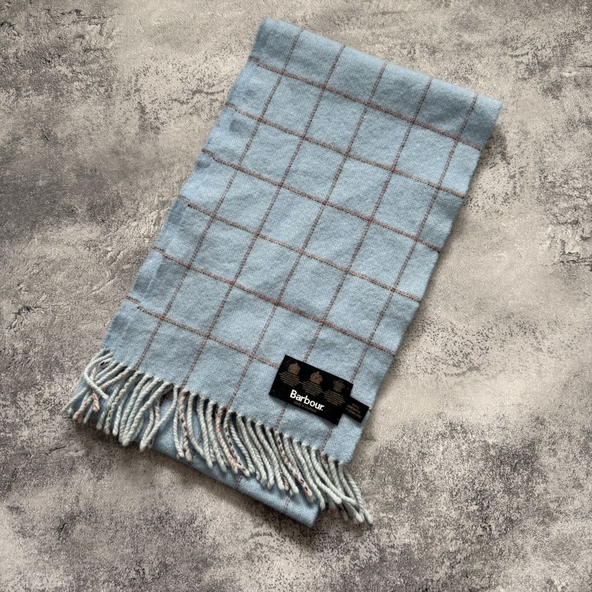 Barbour Vintage Barbour Lambs Wool Scarf Size ONE SIZE - 1 Thumbnail