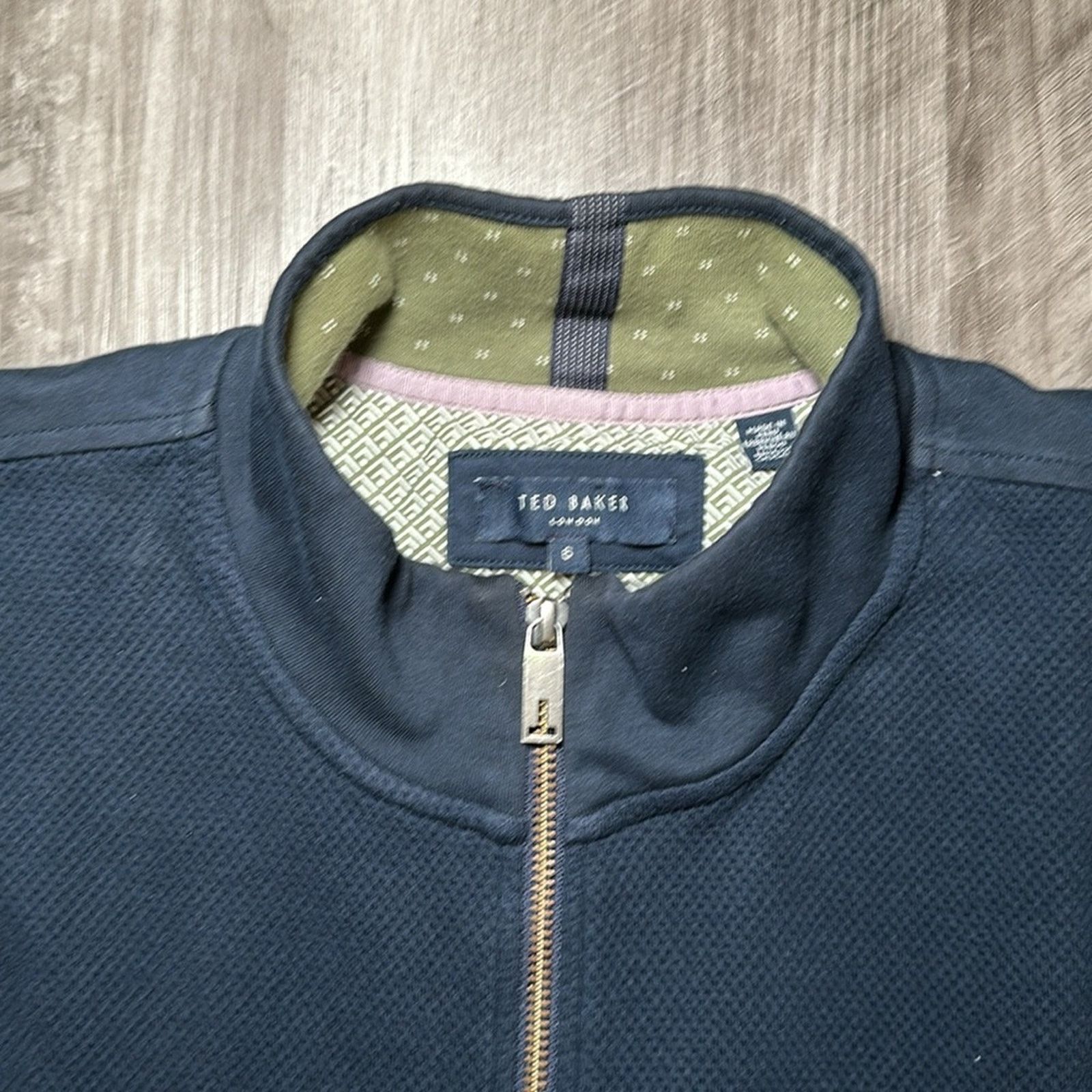 Ted Baker Ted Baker Full Zip Bonfyre Sweater Jacket - 6 (2XL) Size US XXL / EU 58 / 5 - 6 Thumbnail