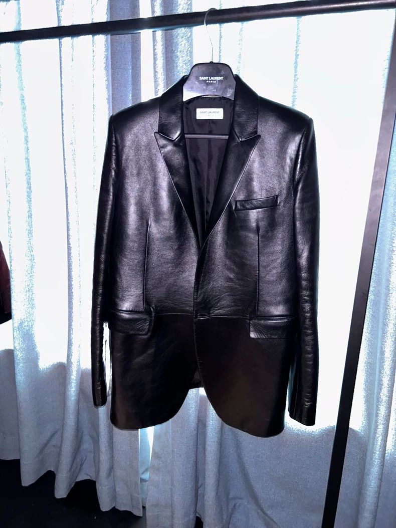 Saint Laurent Paris Saint Laurent Paris 2023SS Gun Collar Jacket 2505-Nextarrow Size S / US 4 / IT 40 - 1 Thumbnail