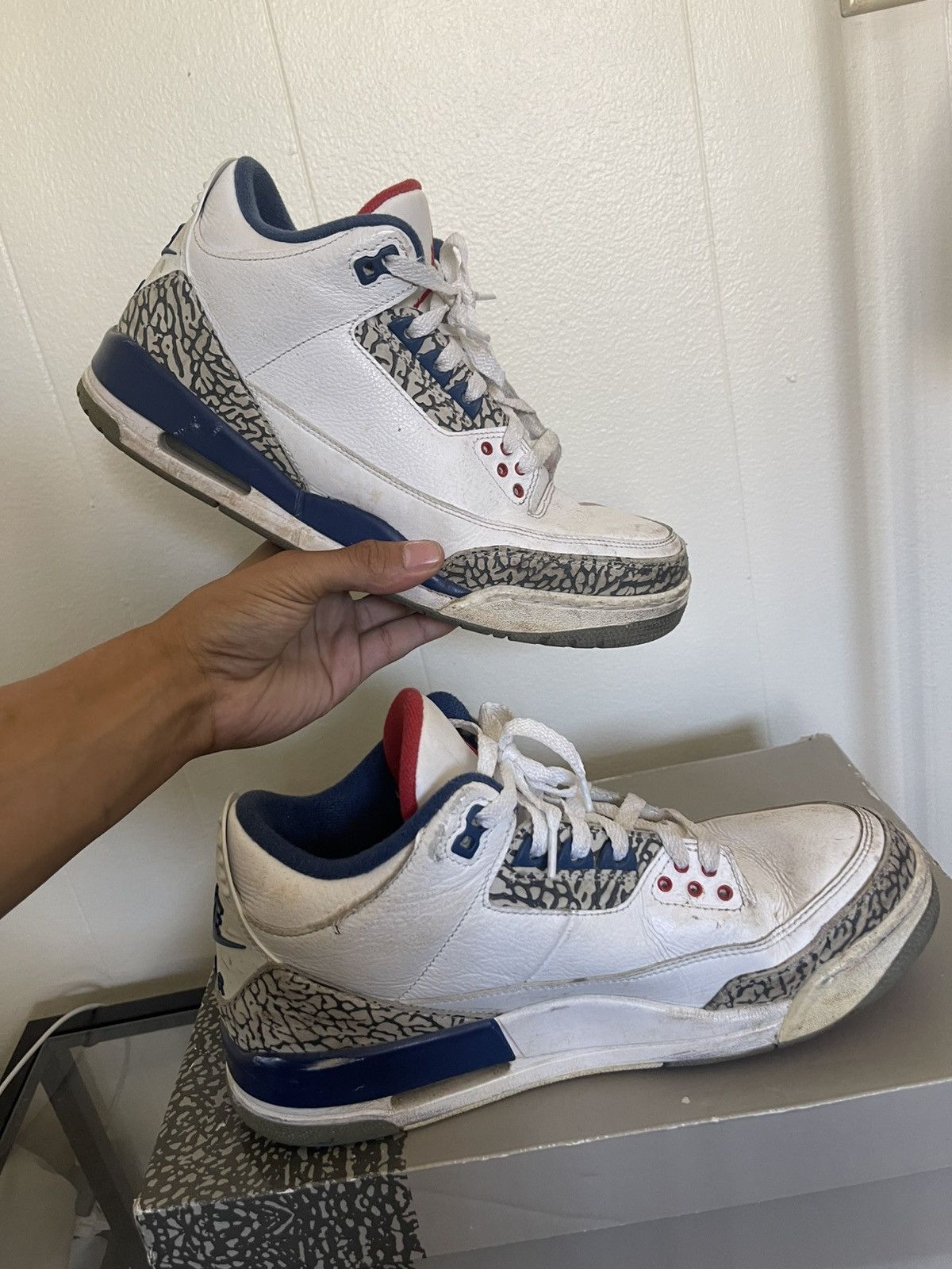 Jordan Brand × Nike Jordan 3 True Blue 2016 Size US 10 / EU 43 - 1 Thumbnail
