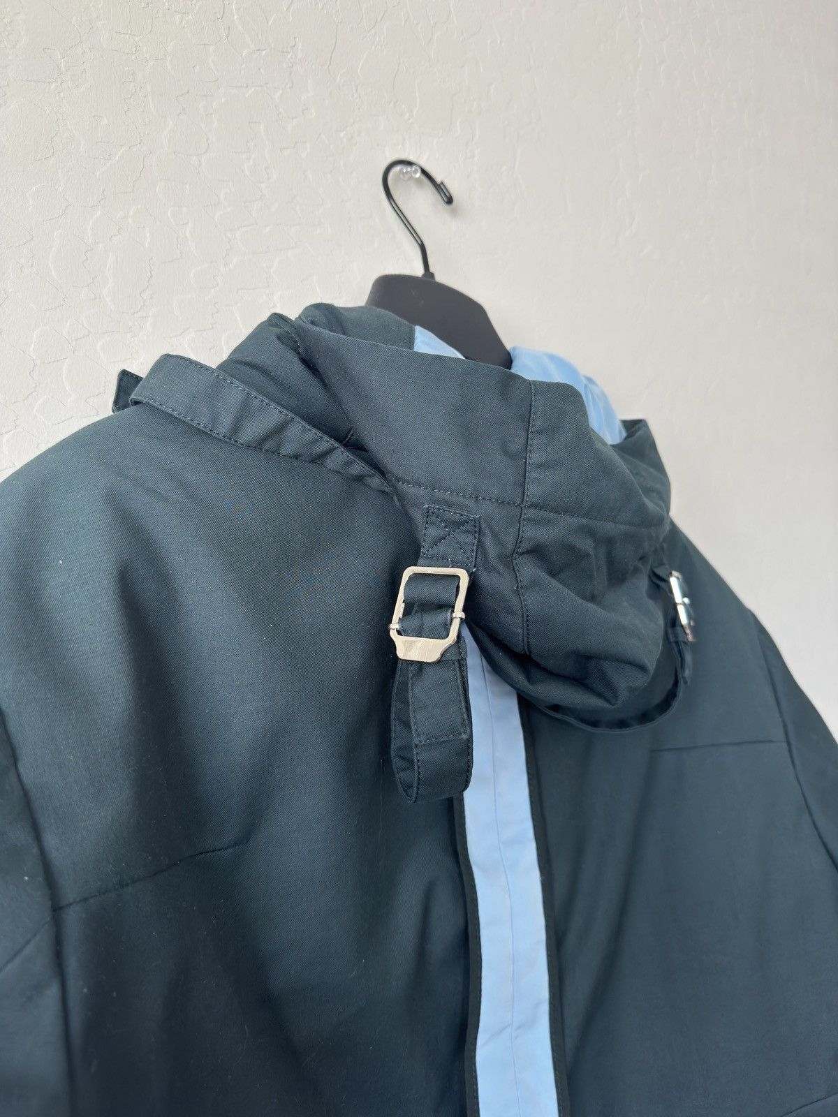 Other 4G Designer Luxury Vintage Blue Buckle Puffer Jacket Coat Size US L / EU 52-54 / 3 - 8 Thumbnail