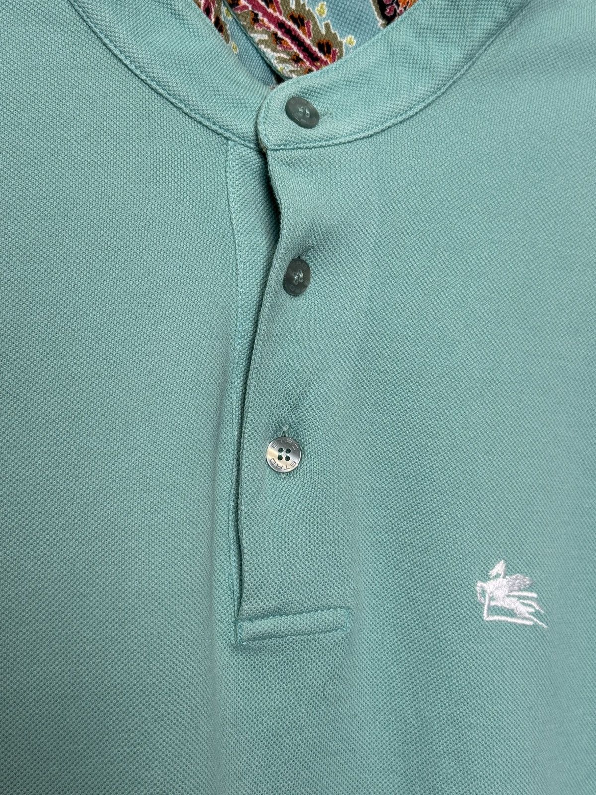 Etro Vintage Rare Polo Etro Milano Size US XXL / EU 58 / 5 - 4 Thumbnail