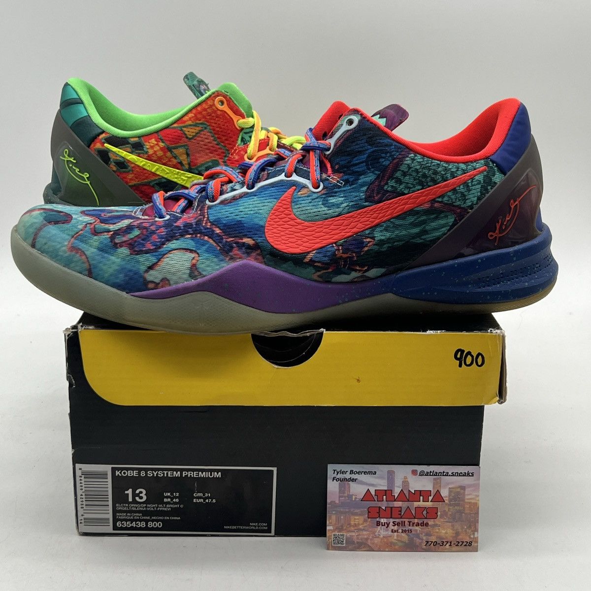Nike Kobe 8 what the Kobe Size US 13 / EU 46 - 1 Thumbnail