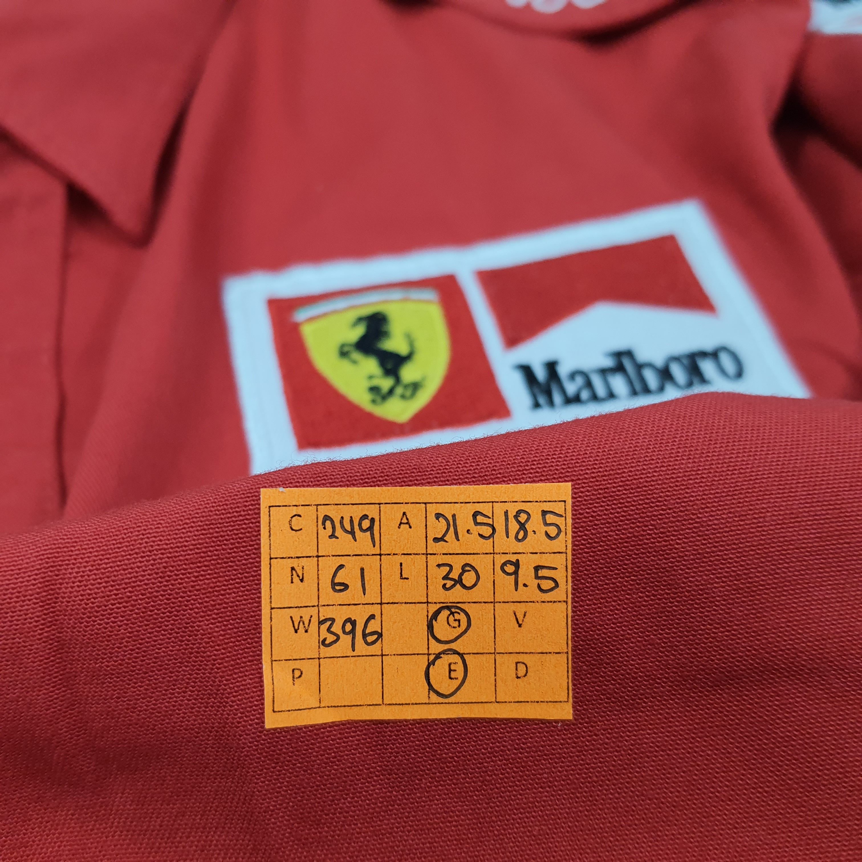 Ferrari Vintage FERRARI Racing Motorsports Workshirt C249N61 Size US M / EU 48-50 / 2 - 9 Thumbnail