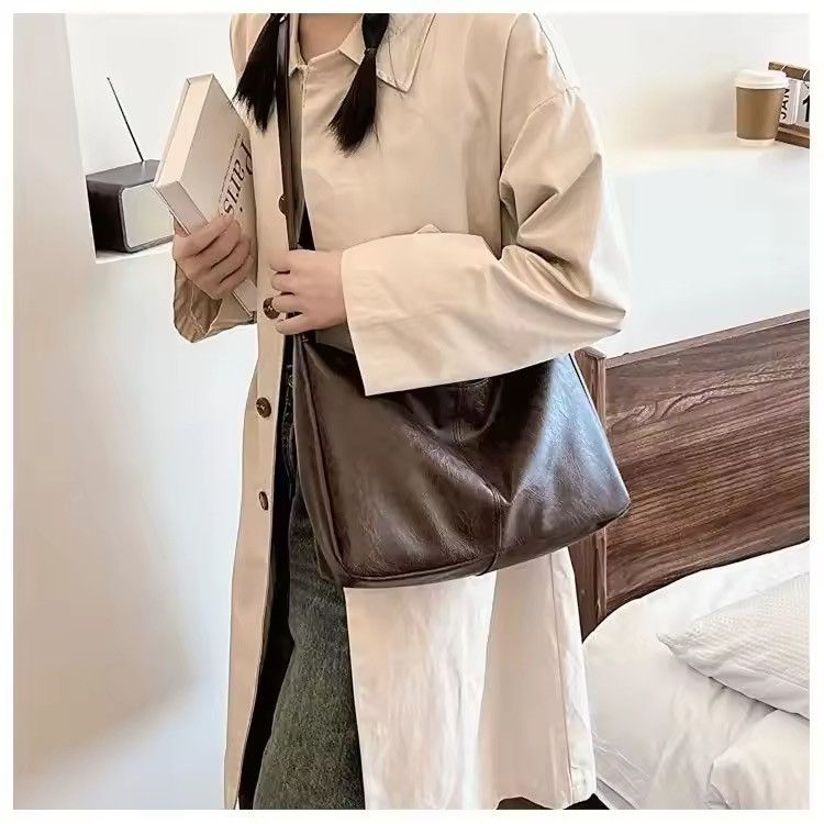 Vintage Premium Hobo Vintage Underarm Tote | PU Street Bag Size ONE SIZE - 2 Thumbnail