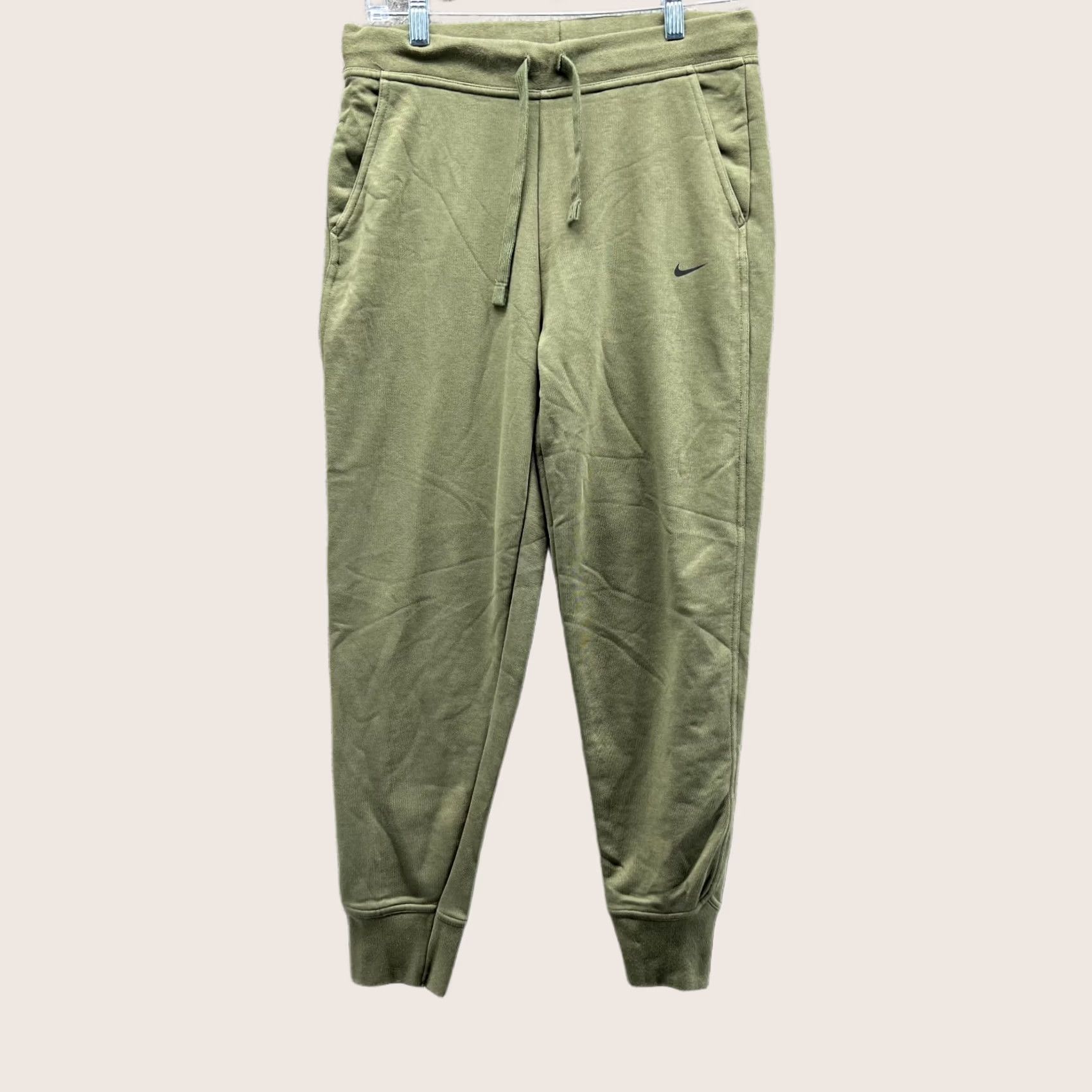 Nike Nike Jogger Women S Olive Green Dri-FIT Sweatpants CU5495-222 Swoosh Size 28" / US 6 / IT 42 - 1 Thumbnail