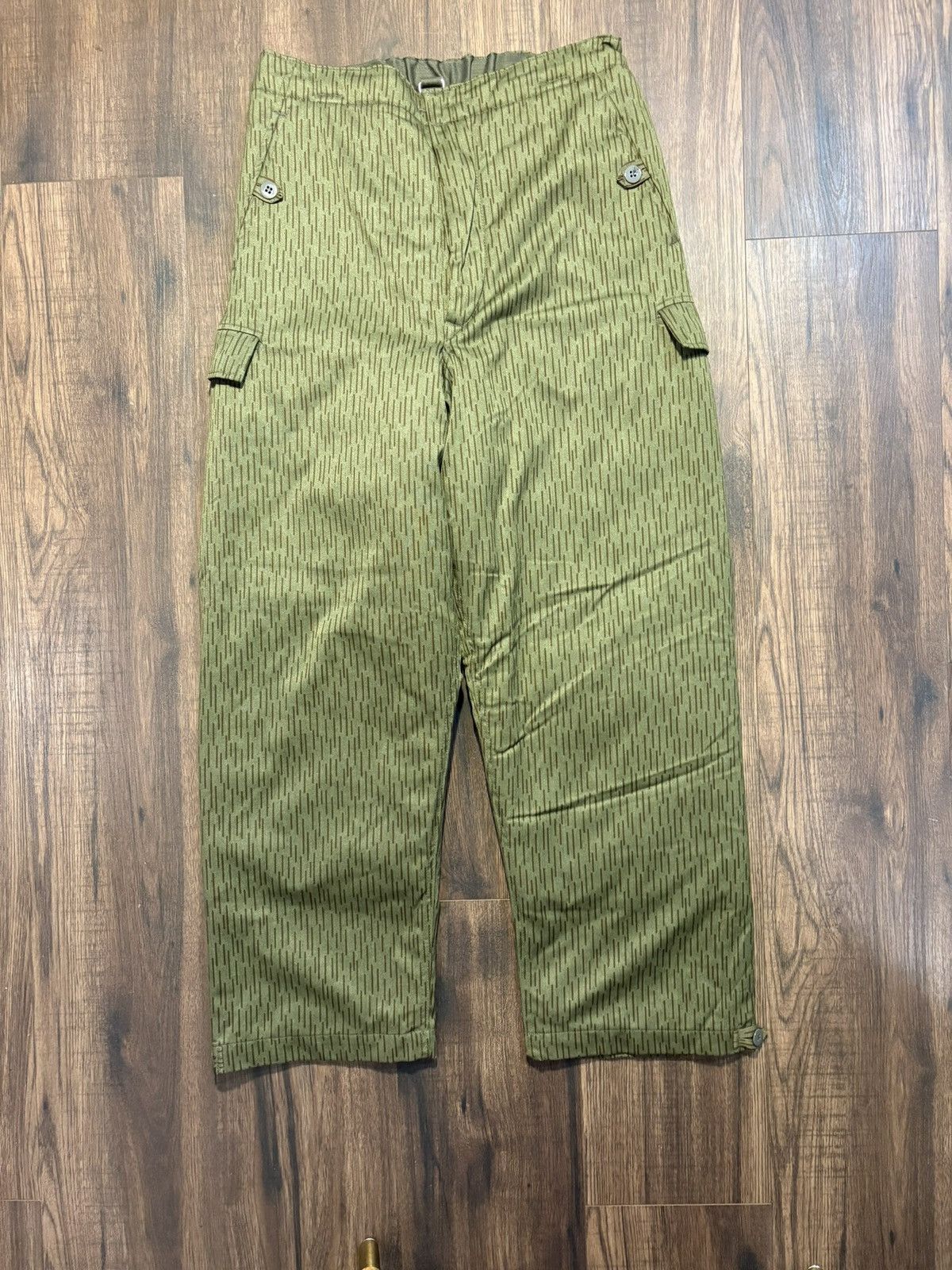 Vintage 🔥East German Military Strichtarn Camouflage Pants Trousers🔥 Size US 30 / EU 46 - 1 Thumbnail