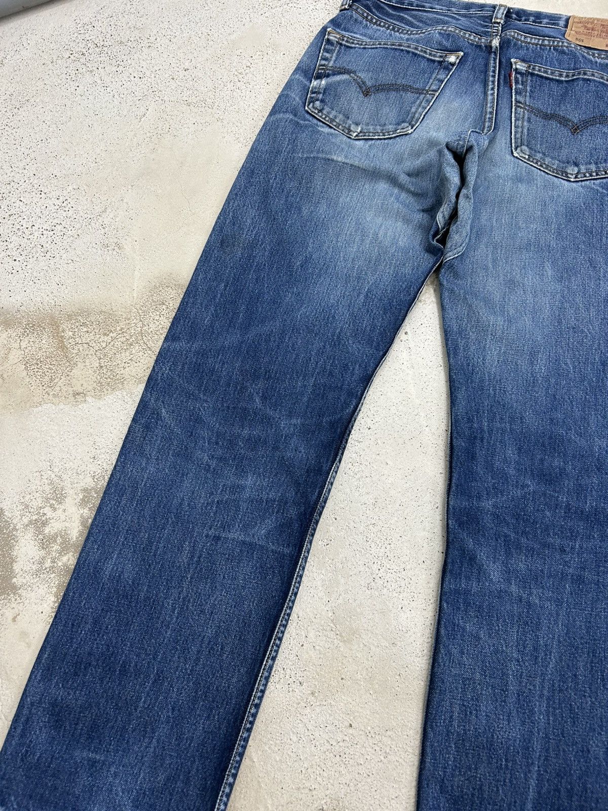 Levi's Vintage Levis 501 Baggy Jeans Extend Rise Button Fly Size US 31 - 7 Thumbnail