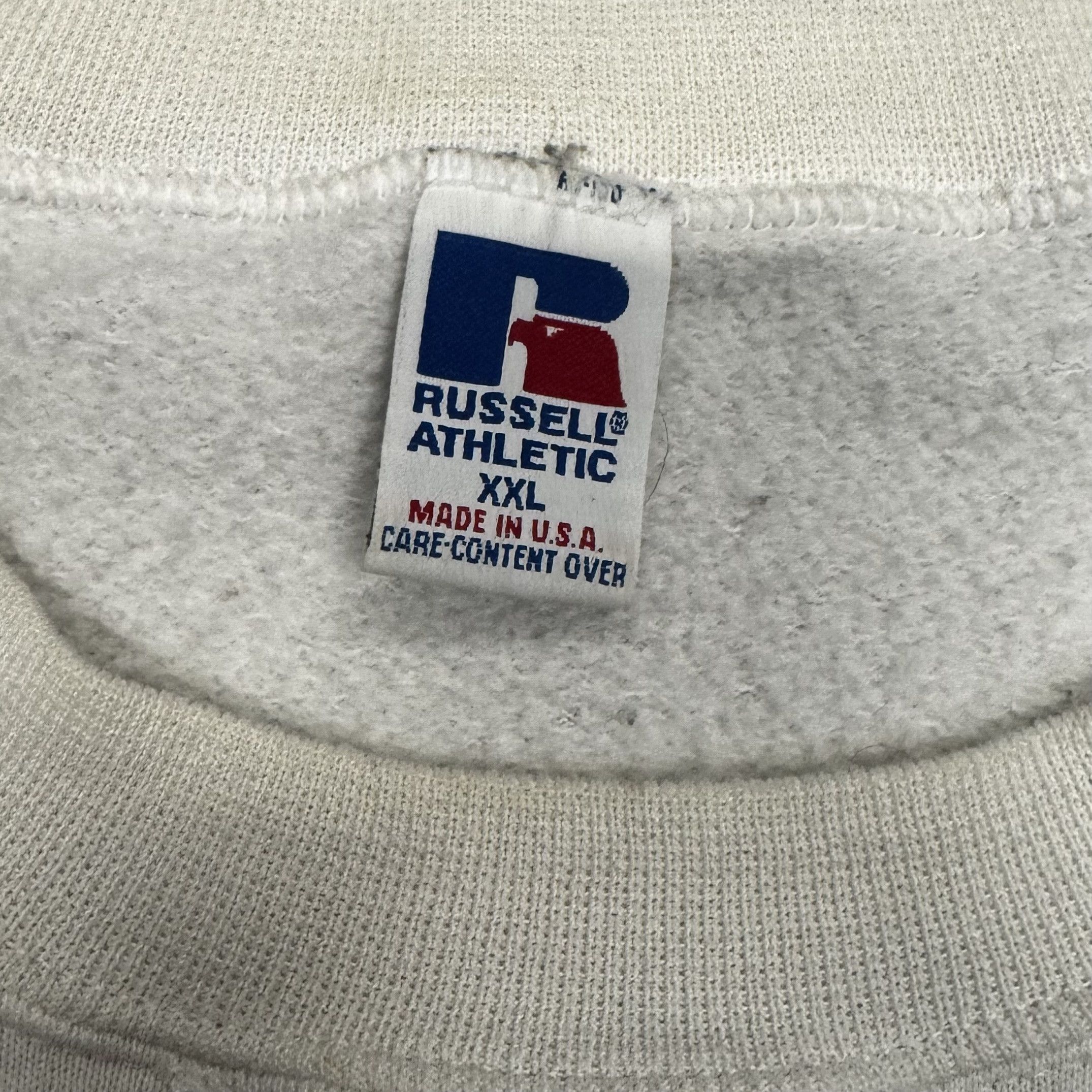 Russell Athletic × Vintage VTG 90s Russell Athletic USA Team Wear Sweatshirt Size US XXL / EU 58 / 5 - 3 Thumbnail
