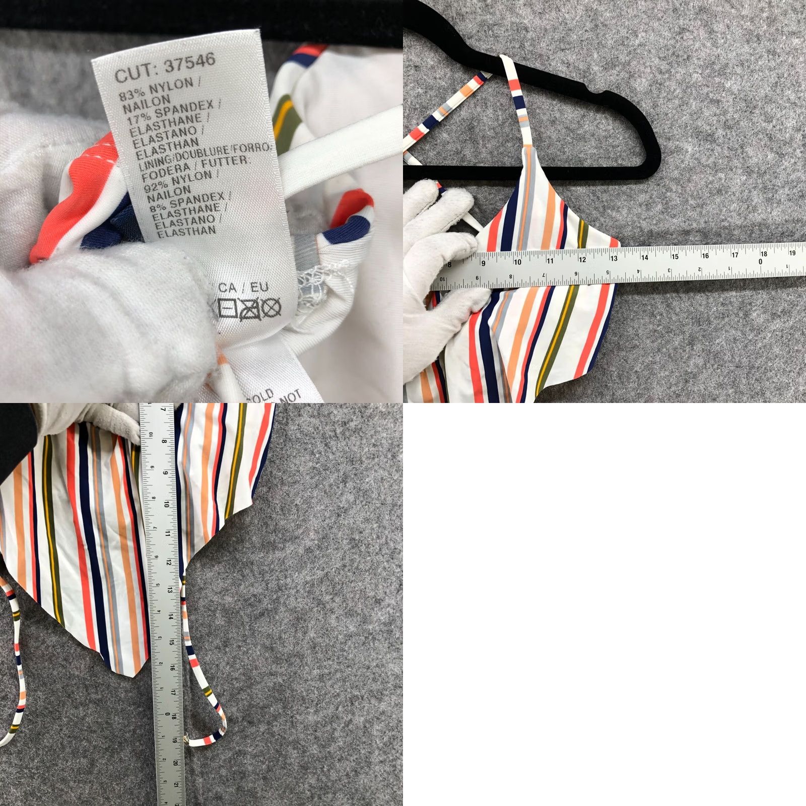 Splendid Splendid Bikini Top Multicolor Stripe Womens M Size M / US 6-8 / IT 42-44 - 8 Thumbnail