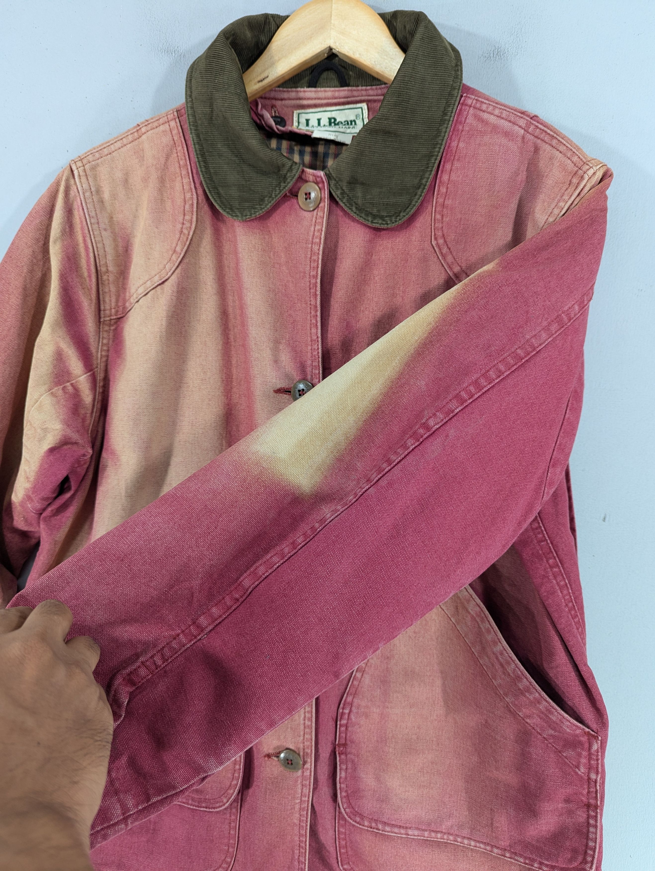 L.L. Bean Vintage L.L.Bean Blanket Lined Chore Sunfaded Jacket Size M / US 6-8 / IT 42-44 - 10 Thumbnail