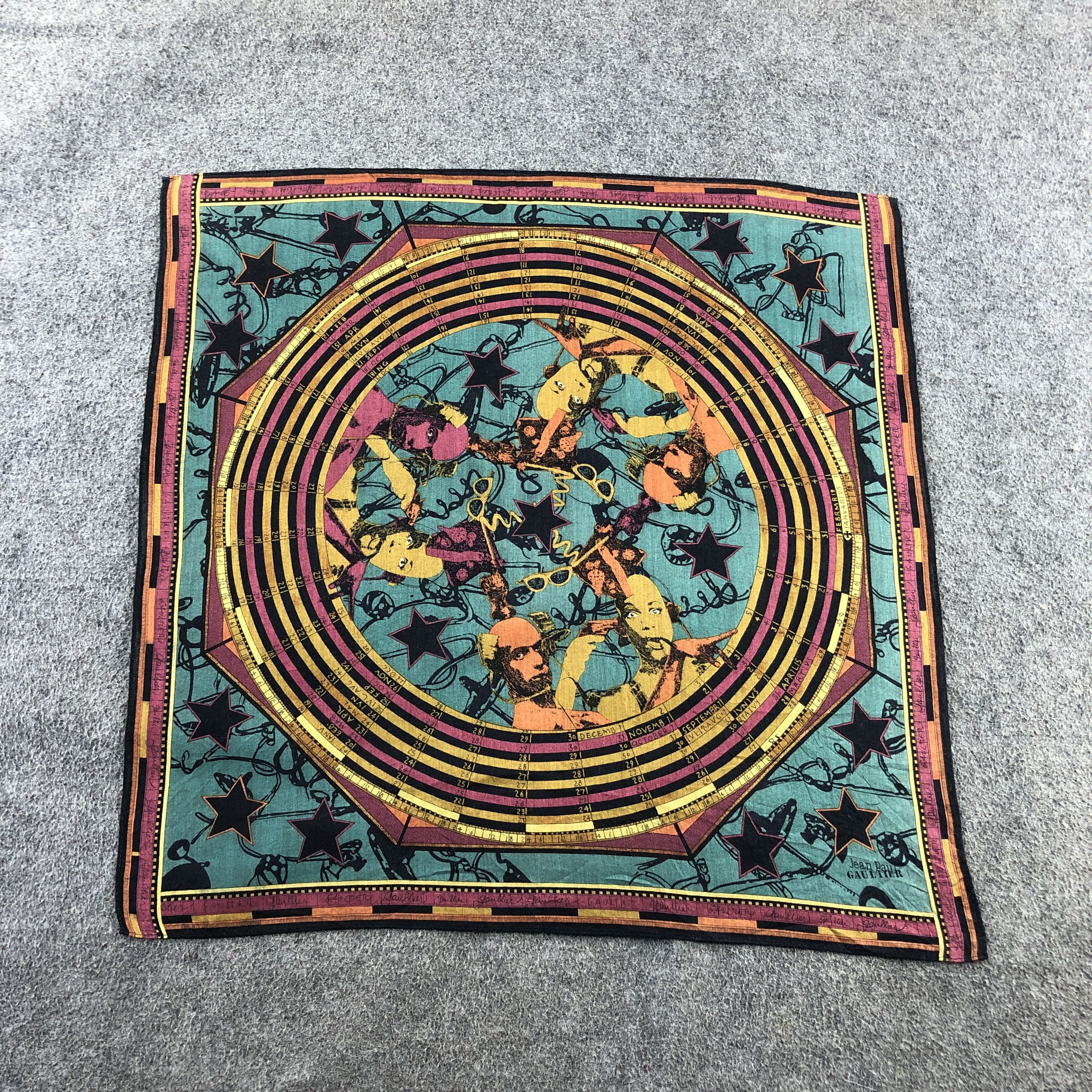 Jean Paul Gaultier Jean Paul Gaultier Handkerchief Neckerchief Bandana H2815 Size ONE SIZE - 1 Thumbnail