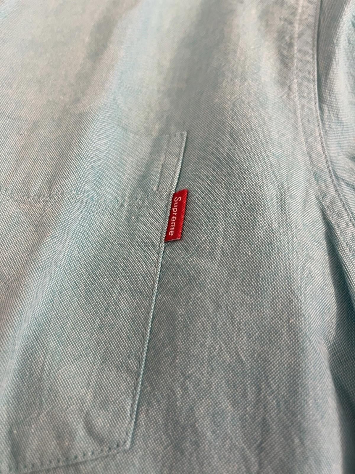 Supreme SS12 SUPREME S/S OXFORD SHIRT SEA FORM M 2012 Size US M / EU 48-50 / 2 - 9 Thumbnail