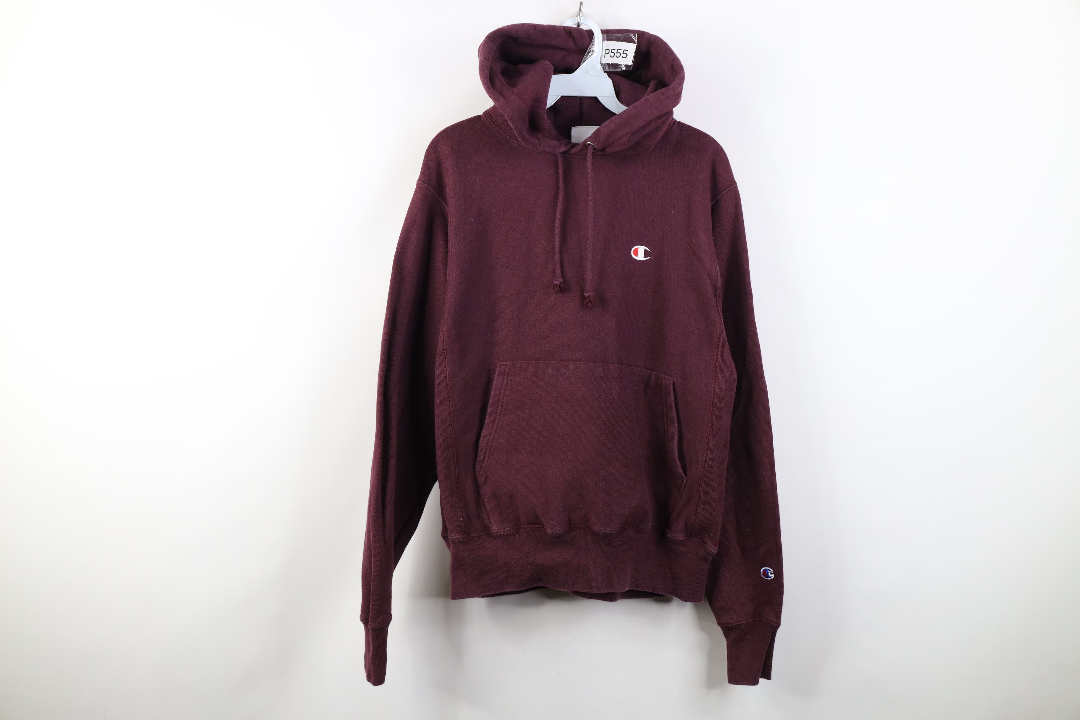 Champion Y2K Champion Reverse Weave Hoodie Sweatshirt Eggplant Purple Size US S / EU 44-46 / 1 - 1 Thumbnail