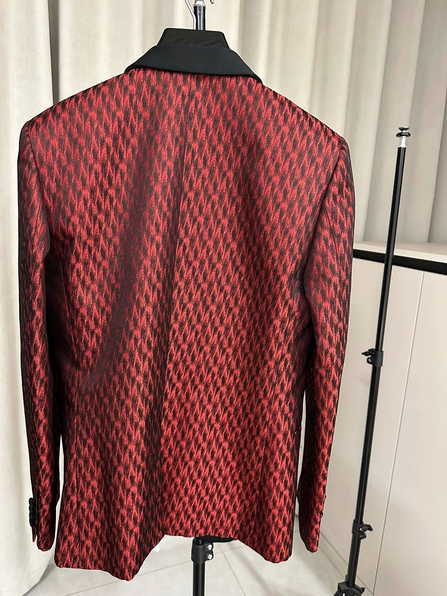 Saint Laurent Paris Saint Laurent SLP Leopard Print Shawl Suit Jacket Size 48R - 2 Thumbnail
