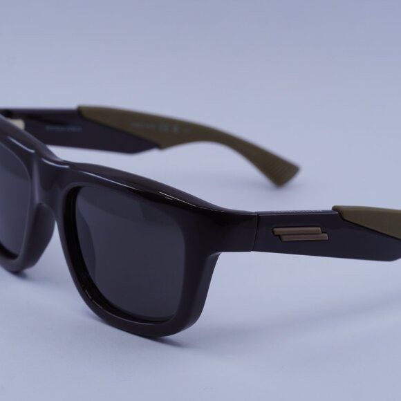 Bottega Veneta Bottega Veneta BV1233S 003 Sunglasses Brown Square Frame Size ONE SIZE - 8 Thumbnail