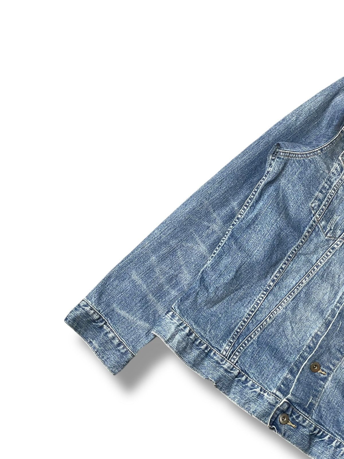 Japanese Brand × Uniqlo × Vintage UNIQLO Double Pocket Denim Jeans Jacket (114) Size US L / EU 52-54 / 3 - 4 Thumbnail