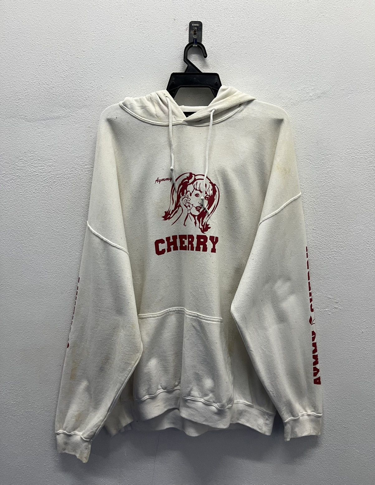 Vintage VINTAGE AYMMY CHERRY IN THE BATTY GIRLS HOODIE Size US XXL / EU 58 / 5 - 1 Thumbnail