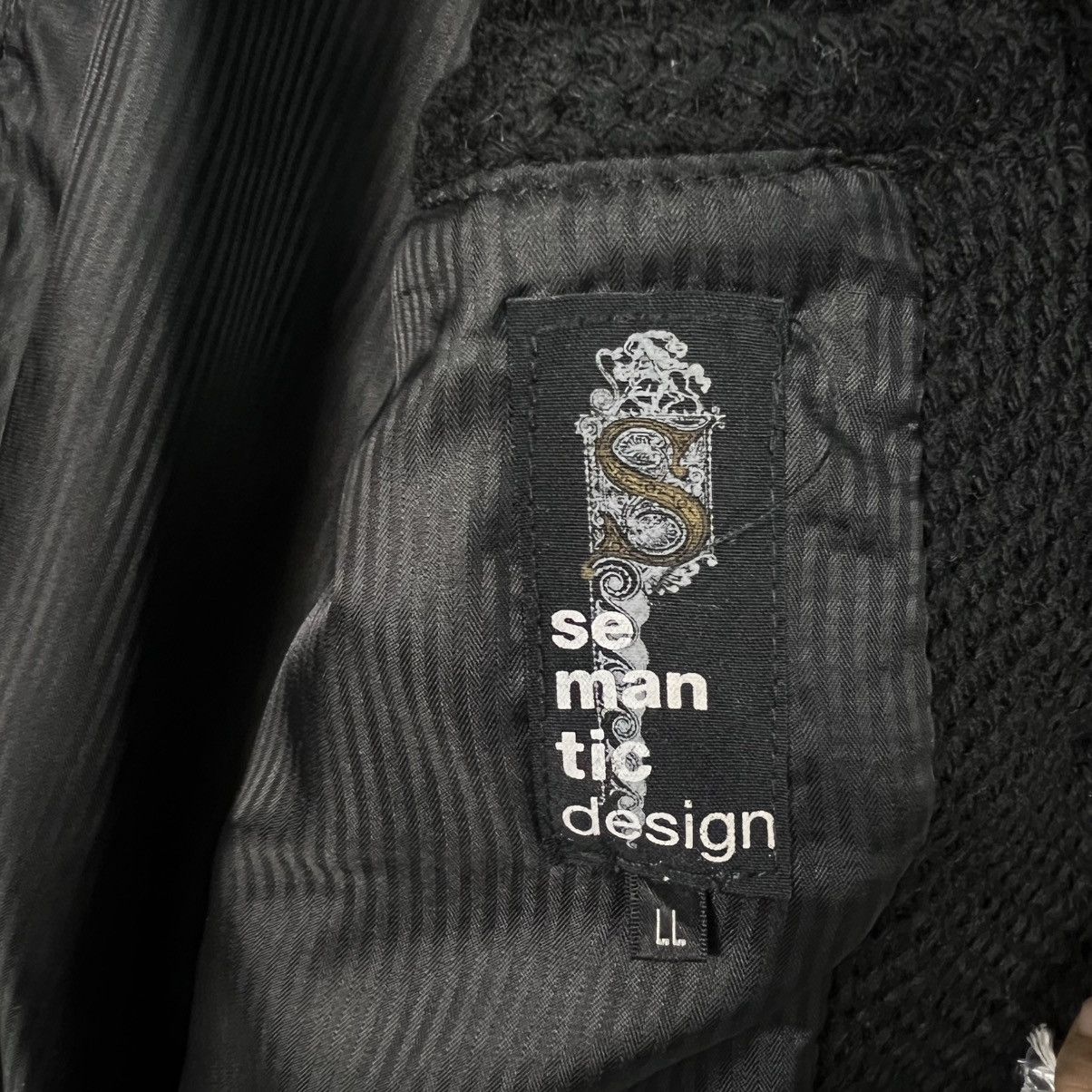 semanticdesign SEMANTICDESIGN Avant Garde Belted Coat Jacket #4144-C189 Size US L / EU 52-54 / 3 - 13 Thumbnail