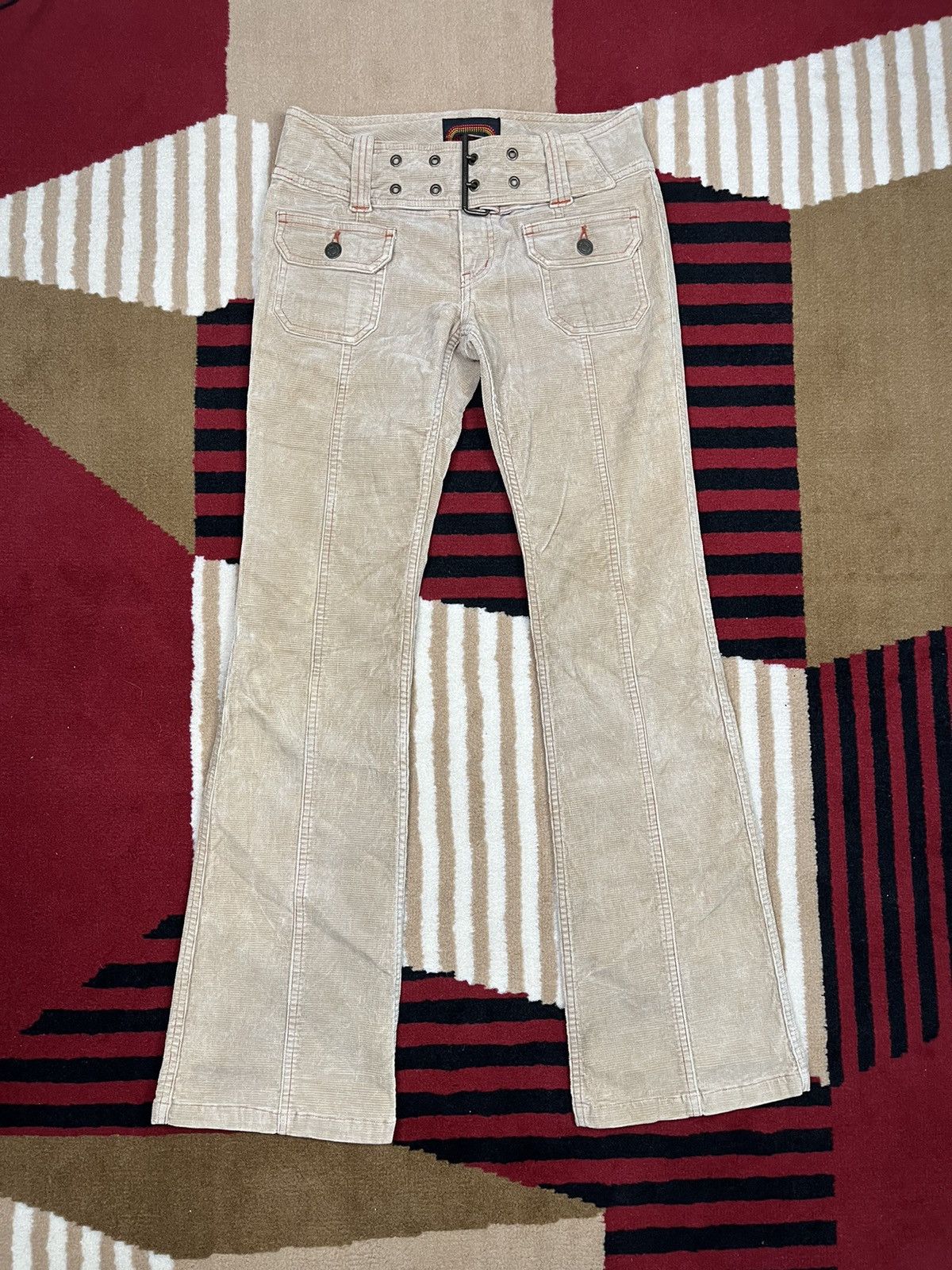 20471120 Hysteric Glamour Corduroy Bootcut Pants Size US 28 / EU 44 - 1 Thumbnail