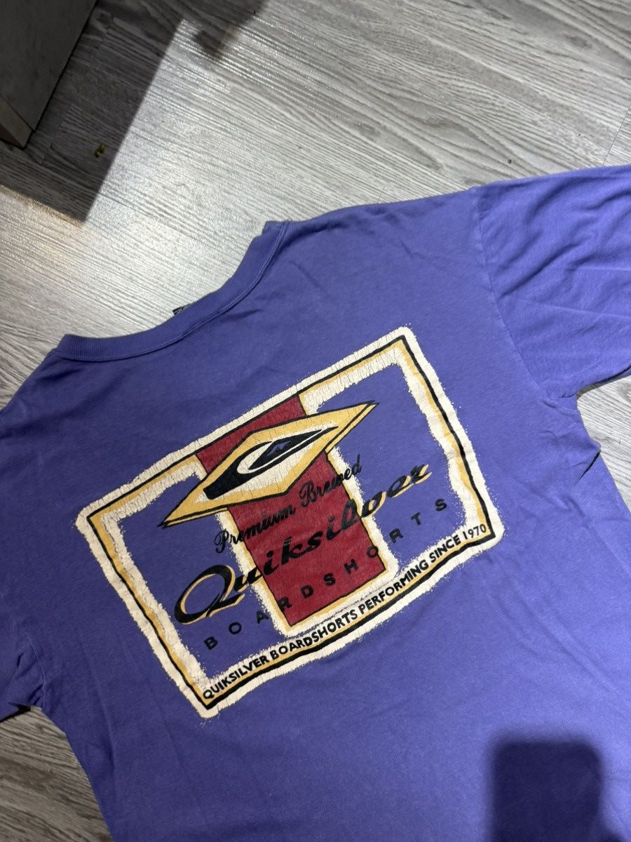 Quiksilver 90’s QUICKSILVER RARE CENTRAL LOGO JAPANESE RETRO TSHIRT TEE Size US XL / EU 56 / 4 - 5 Thumbnail