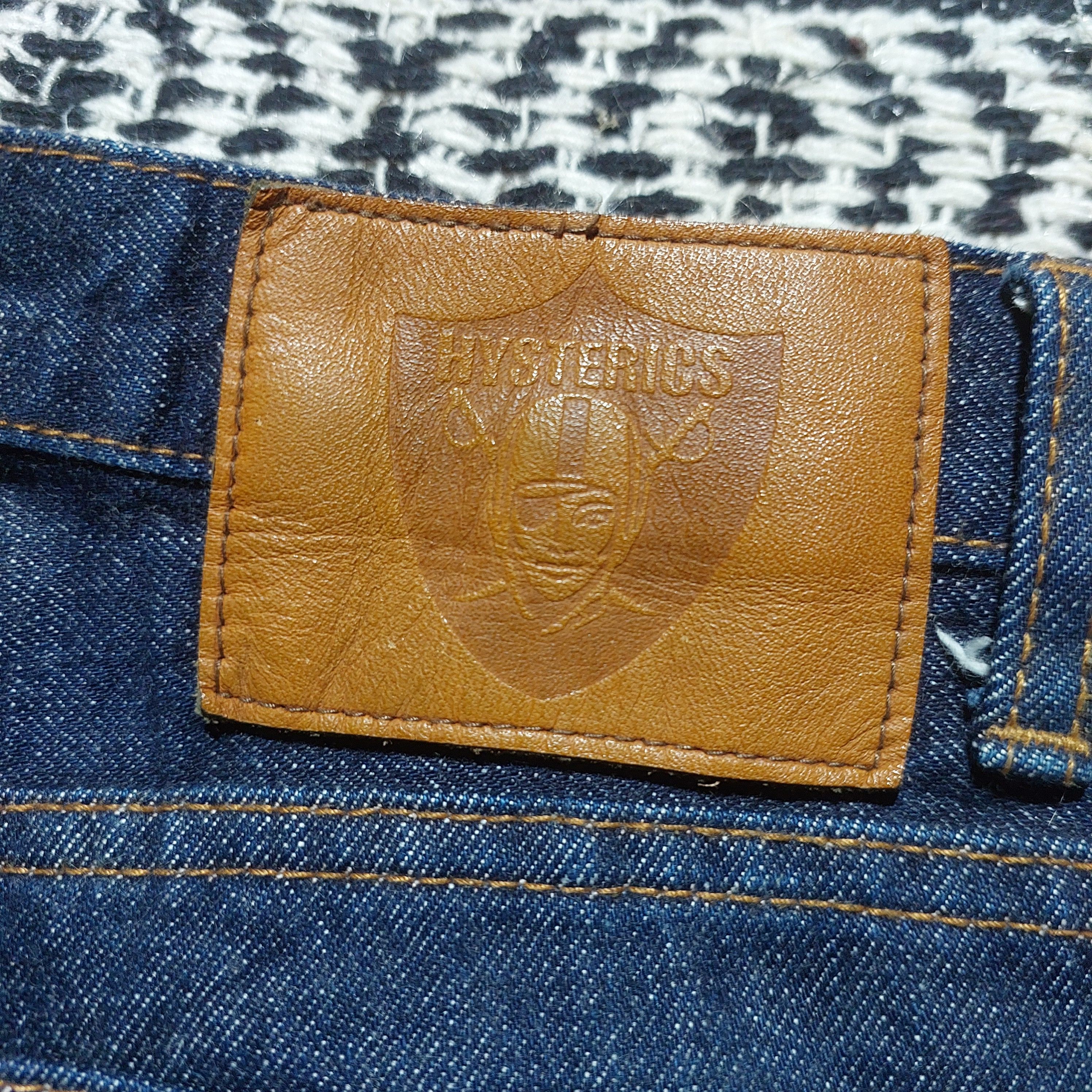Hysteric Glamour Hysteric Glamour Oaklan Riders indigo denim Size US 28 / EU 44 - 8 Thumbnail
