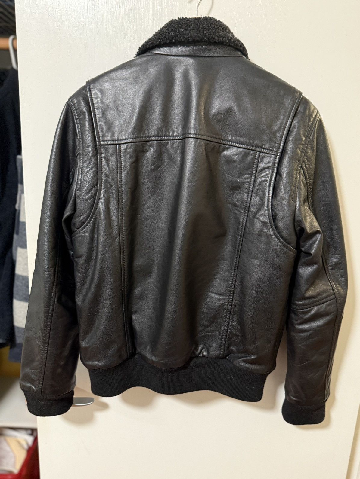 Levi's Levi’s flight leather bomber jacket G1 (S) Size US S / EU 44-46 / 1 - 5 Thumbnail