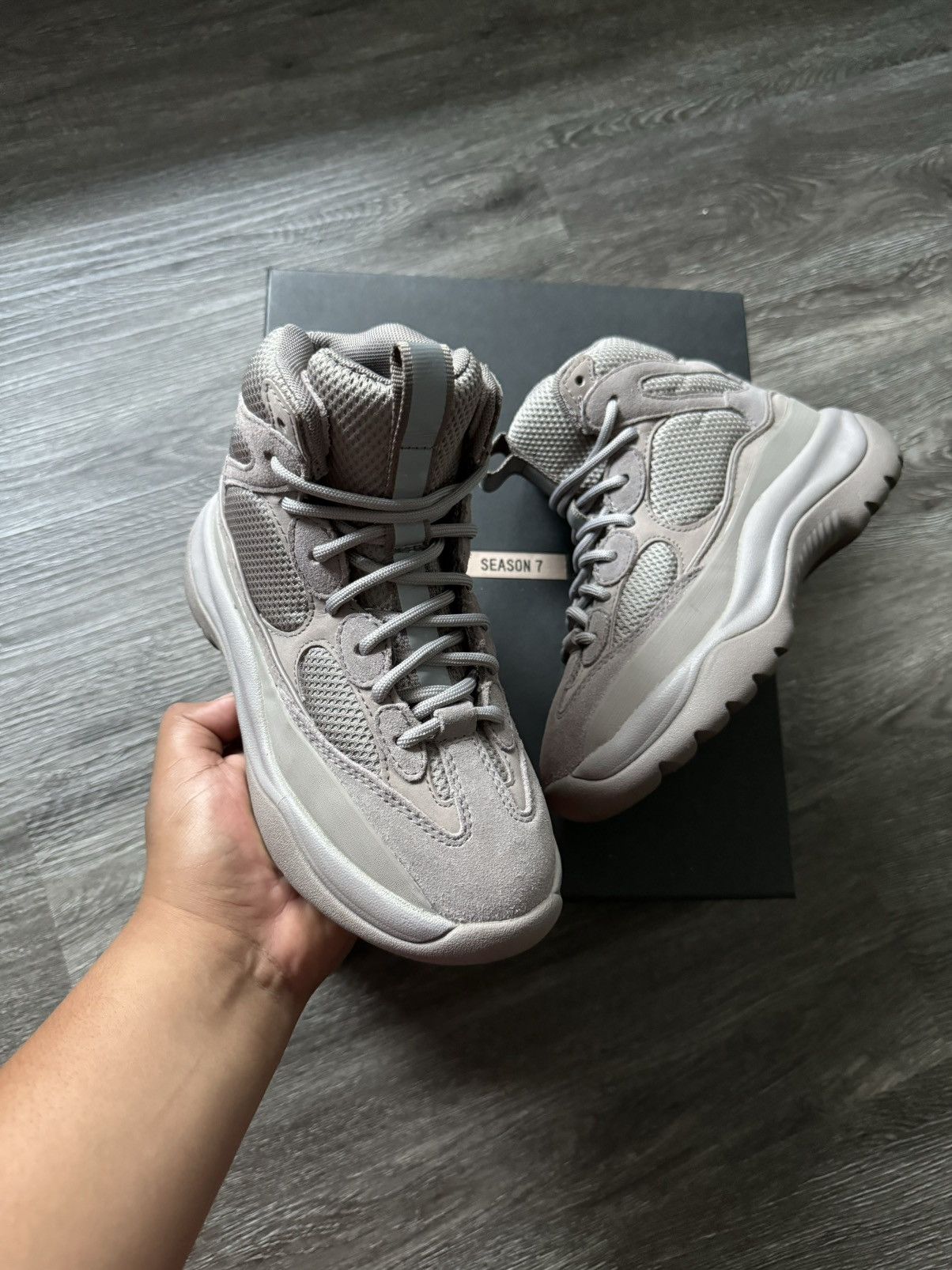 Yeezy Season Desert Boot Cinder Size