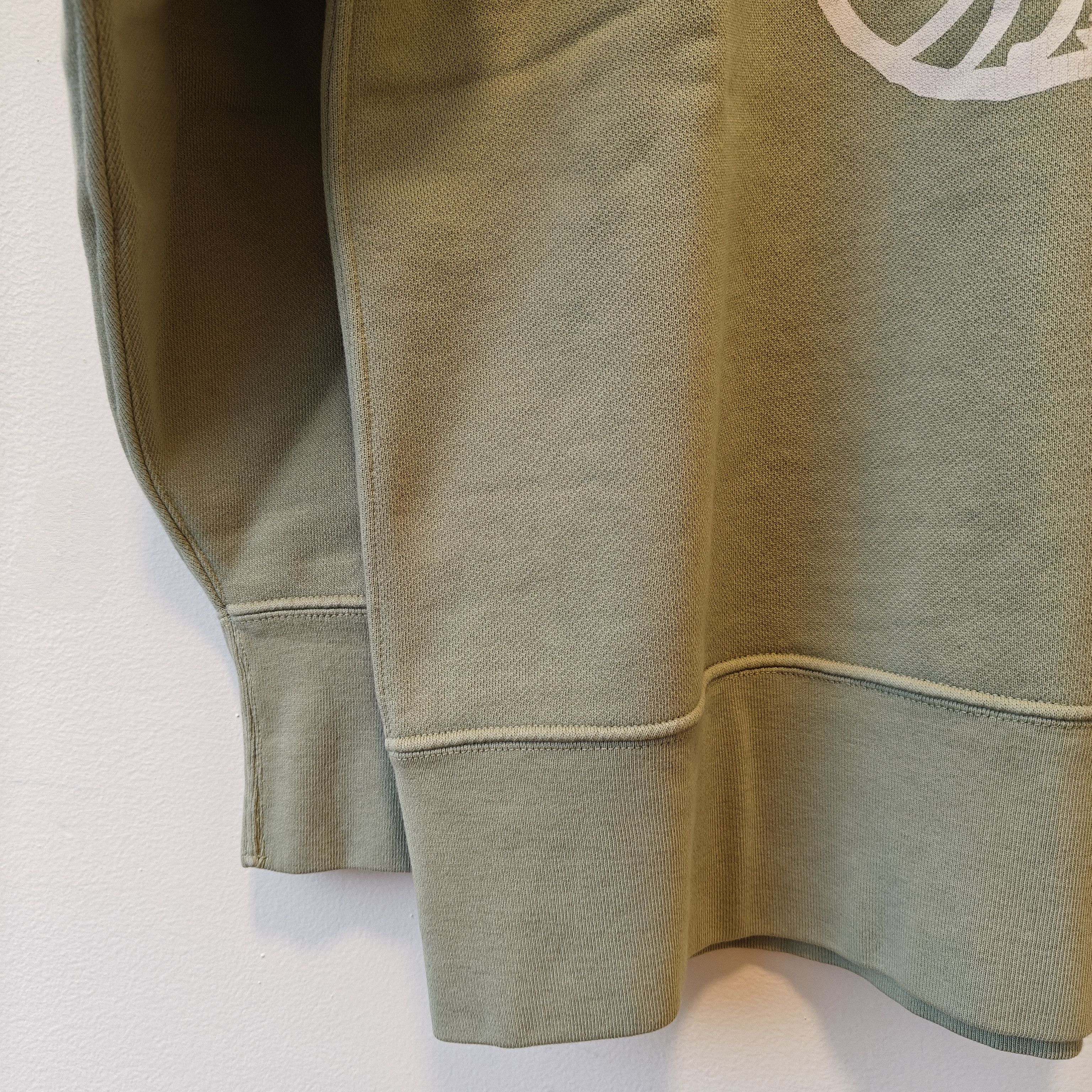 WYTHE NWT Armadillo print crewneck sweater $168 faded olive Size US S / EU 44-46 / 1 - 6 Thumbnail