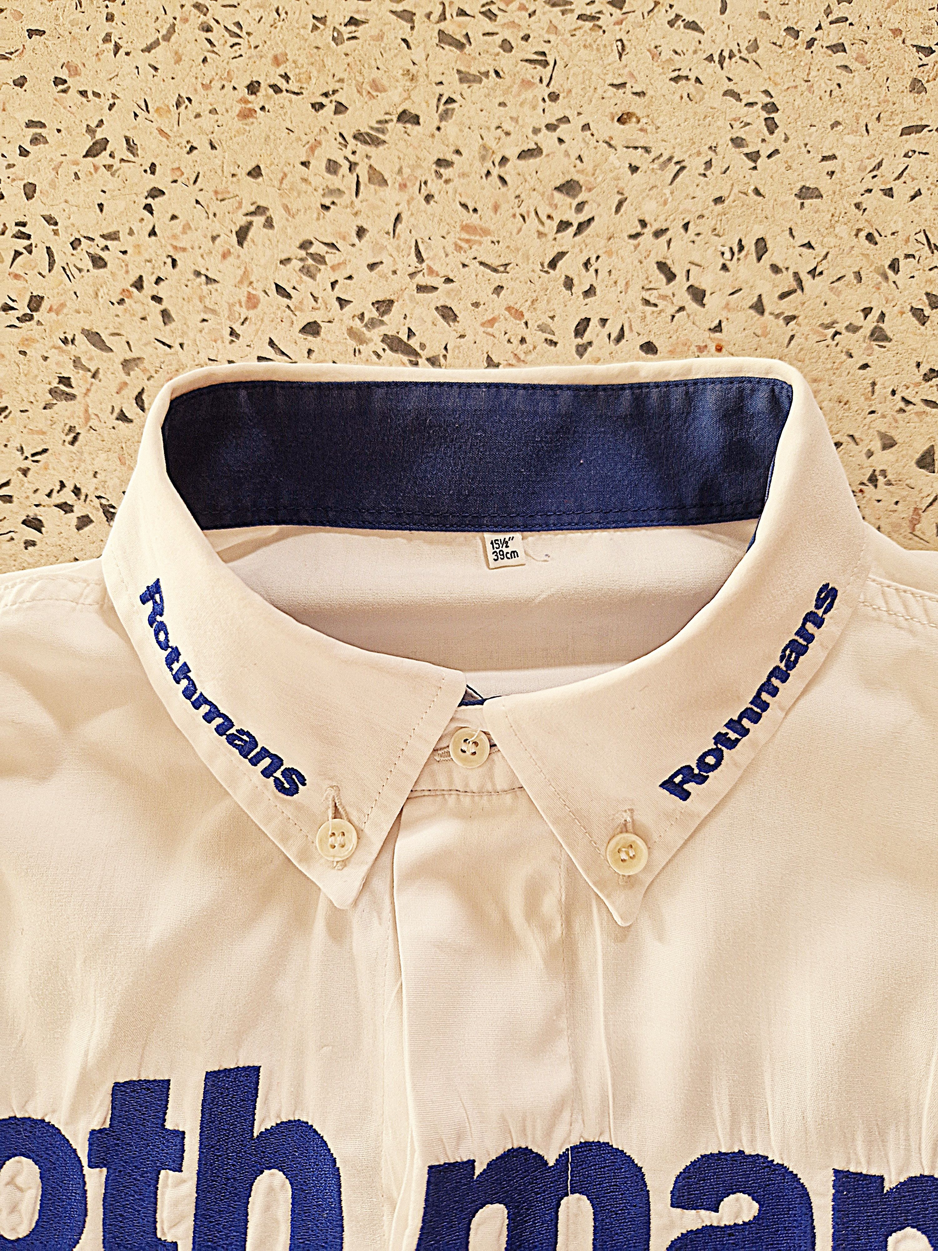 Vintage 1992 Rothmans Mistubishi Ralliart Shirt Size US L / EU 52-54 / 3 - 8 Thumbnail