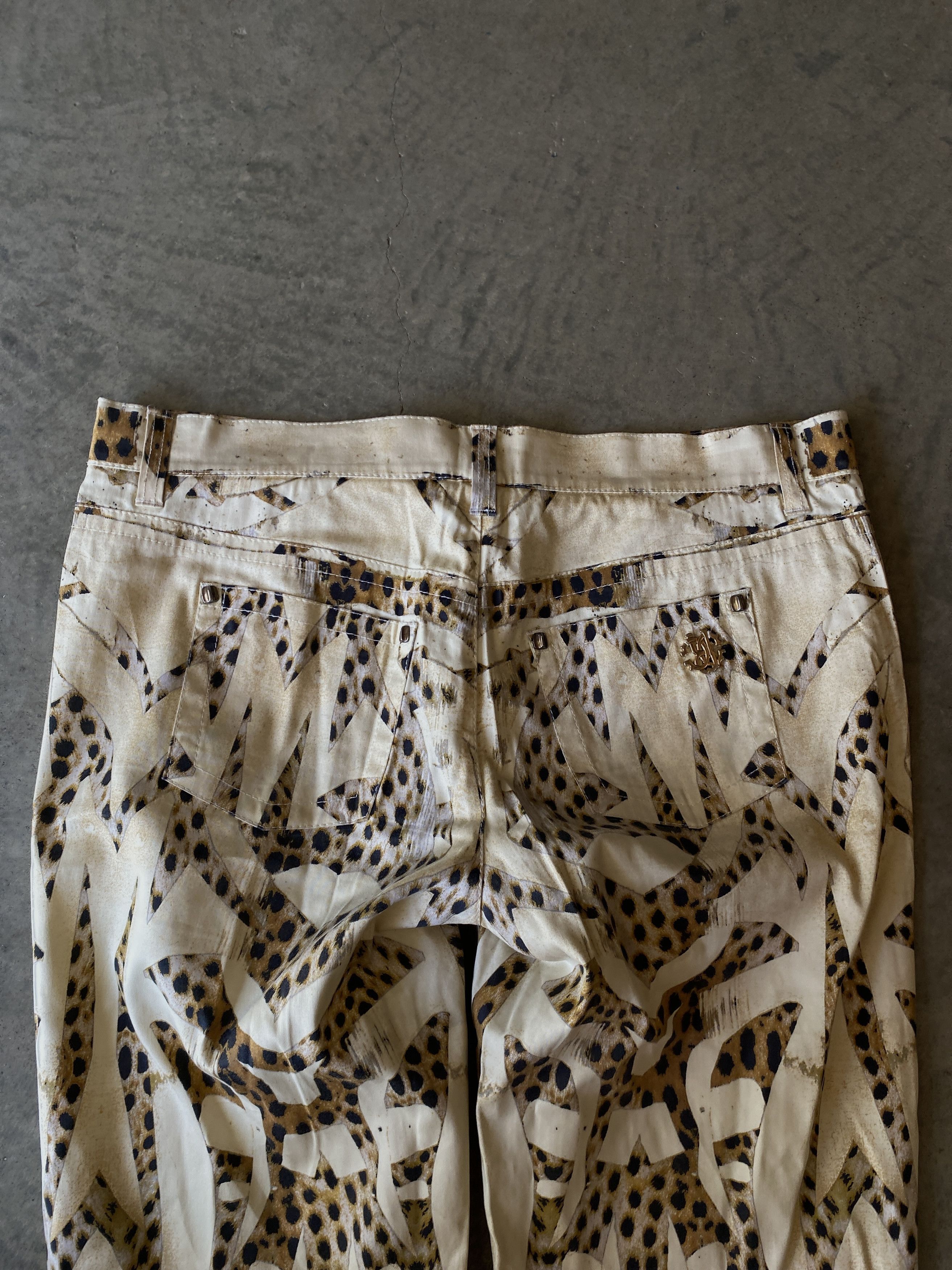 Roberto Cavalli Roberto Cavalli 2007 Printed Leopard Pants Size 34" / US 12 / IT 48 - 3 Thumbnail