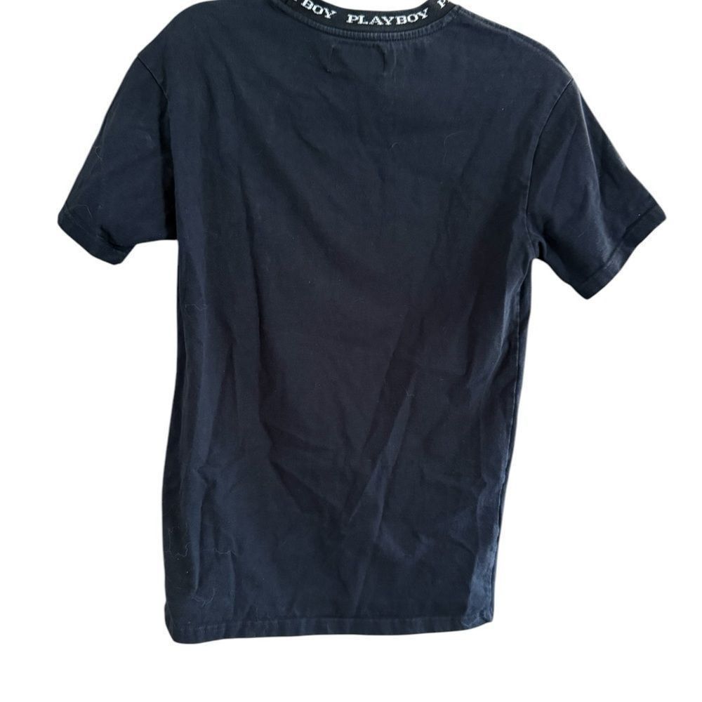 Pacsun PacSun Black Short Sleeve Tee with Playboy Logo Size US S / EU 44-46 / 1 - 3 Thumbnail