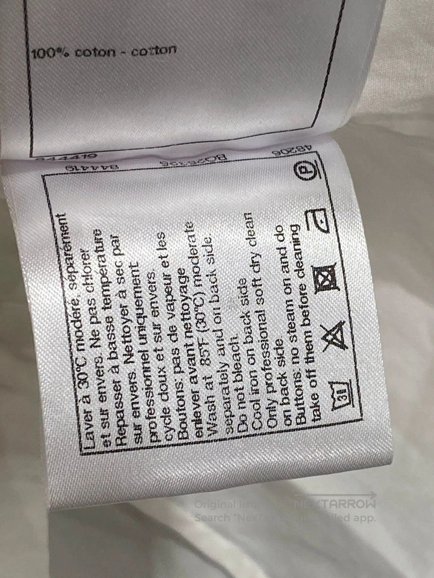 Chanel Chanel 2020 Equestrian White Short Shirt. Size US XS / EU 42 / 0 - 6 Thumbnail