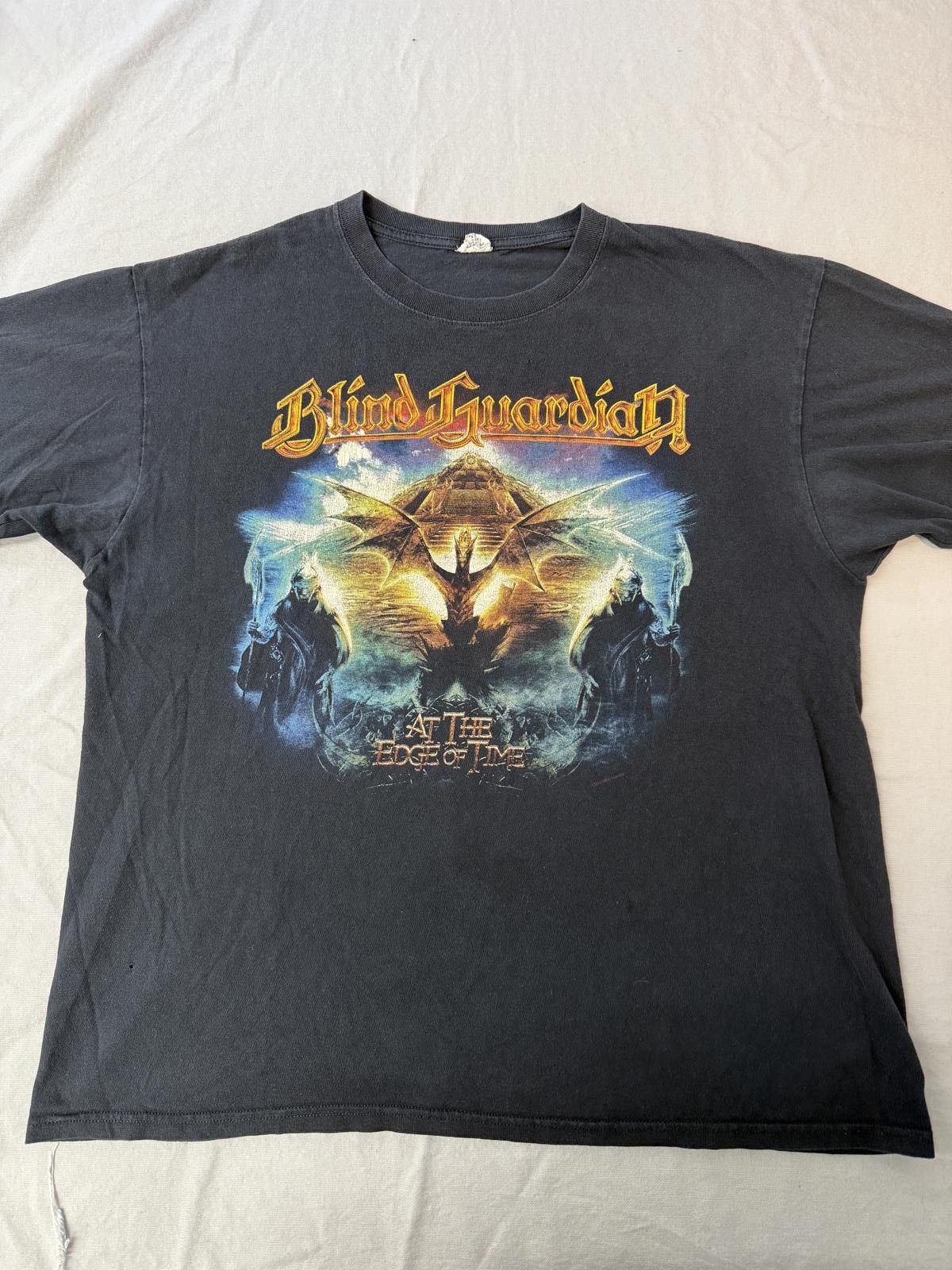 Anvil Blind Guardian Band T-shirt Album At the Edge of Time Tour Size US XL / EU 56 / 4 - 1 Thumbnail