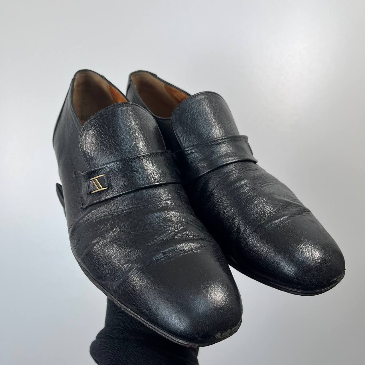 Other Grenson Footmaster Leather Loafers Black Mens Size 7.5Uk Size US 7.5 / EU 40-41 - 1 Thumbnail