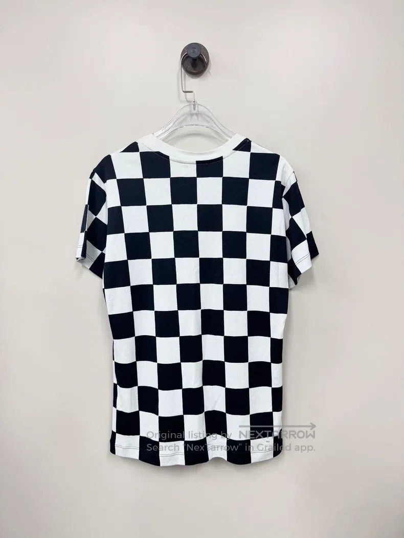 Louis Vuitton Louis Vuitton Black checkerboard letter logo short sleeve Size S / US 4 / IT 40 - 2 Thumbnail