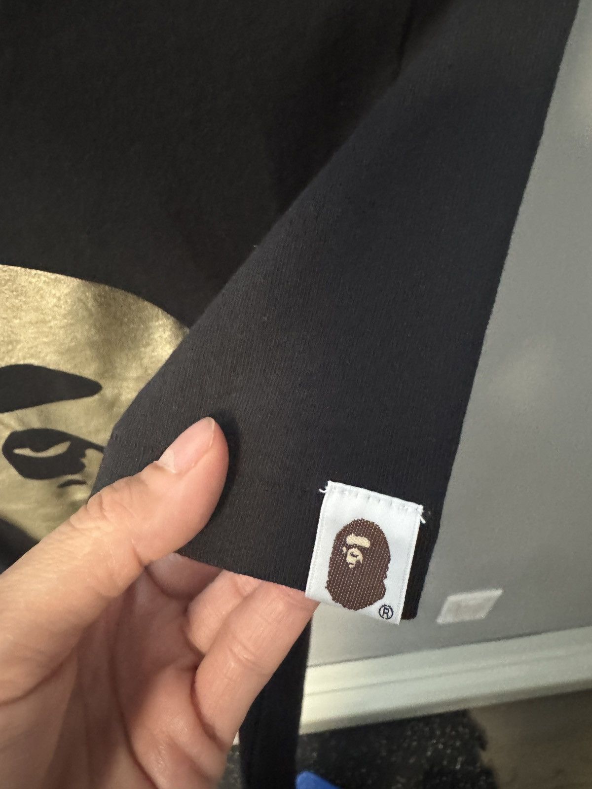 Bape Gold foil Bape tee in black ladies short sleeve Size XS / US 0-2 / IT 36-38 - 7 Thumbnail