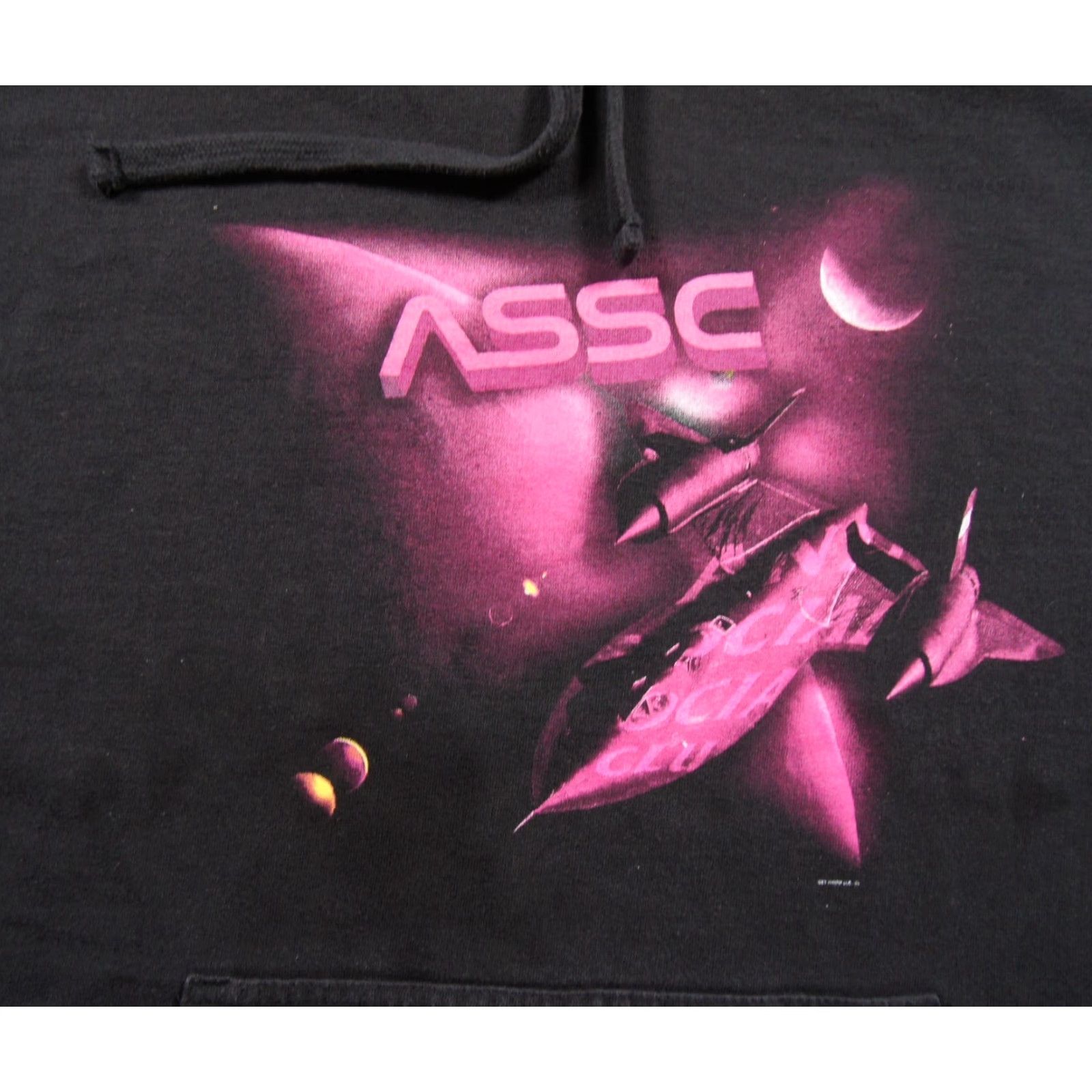 Anti Social Social Club Anti Social Social Club Hoodie Mens Medium Black Sweatshirt Streetwear Pullover Jacket Hoodie Size US M / EU 48-50 / 2 - 4 Thumbnail
