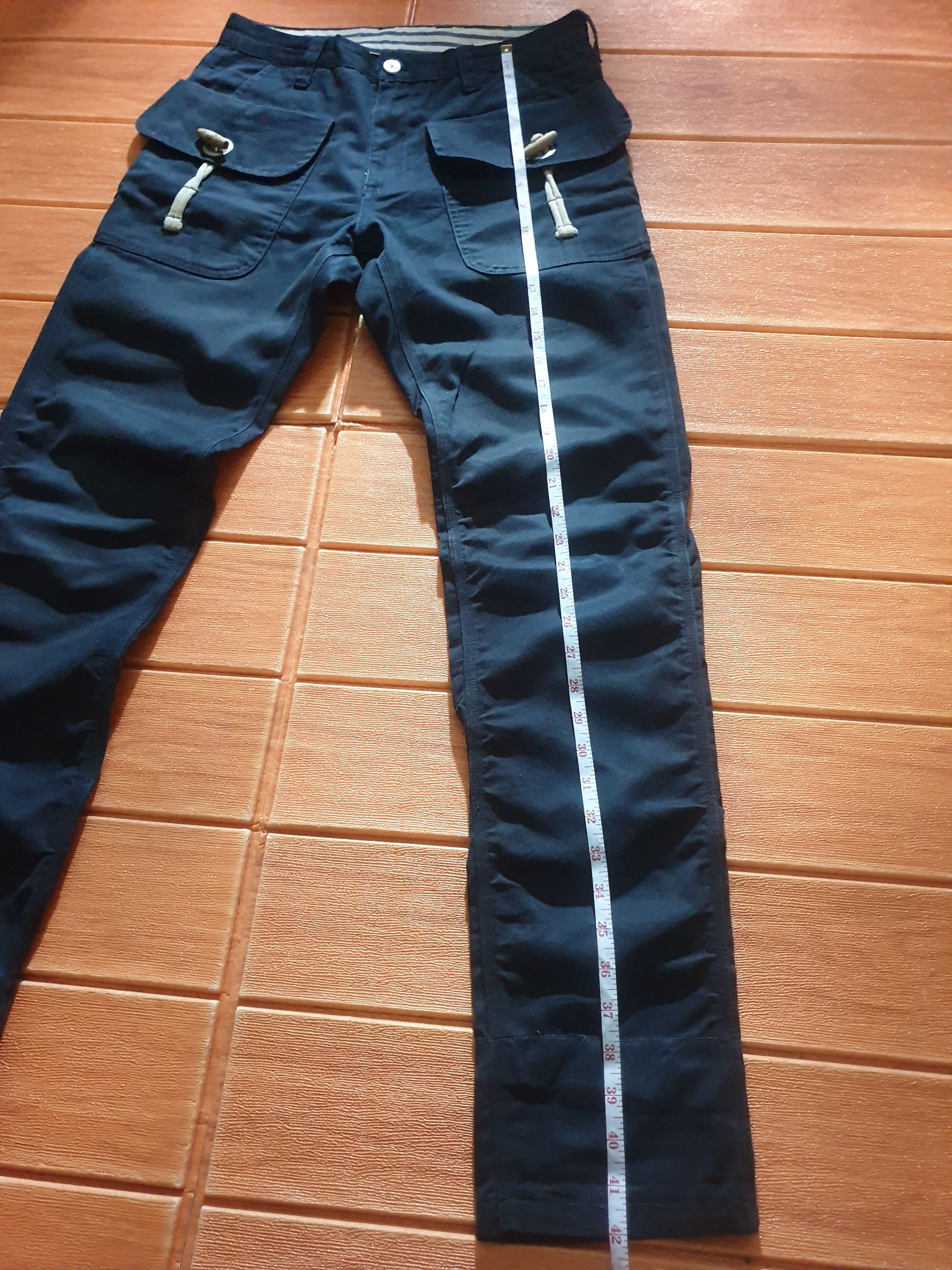 Japanese Brand 💥Navy Japanese brand blue Pant Size US 30 / EU 46 - 6 Thumbnail