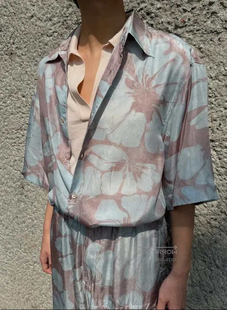 Dries Van Noten Dries Van Noten Silk Floral Shirt. Size US S / EU 44-46 / 1 - 6 Thumbnail