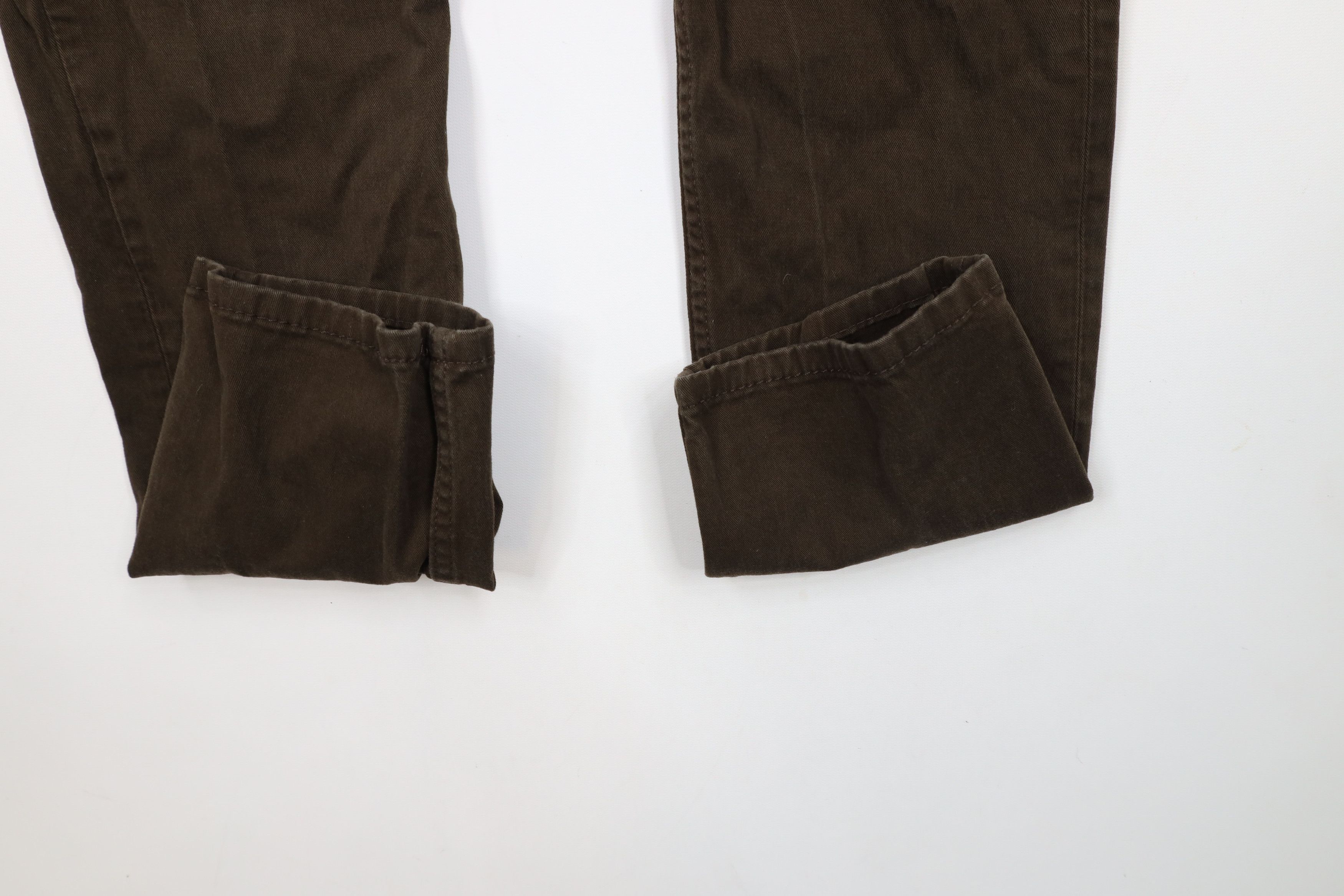 Levi's × Vintage Vintage Y2K Levis 502 Slim Fit Tapered Leg Jeans Dark Brown Size US 33 - 5 Thumbnail