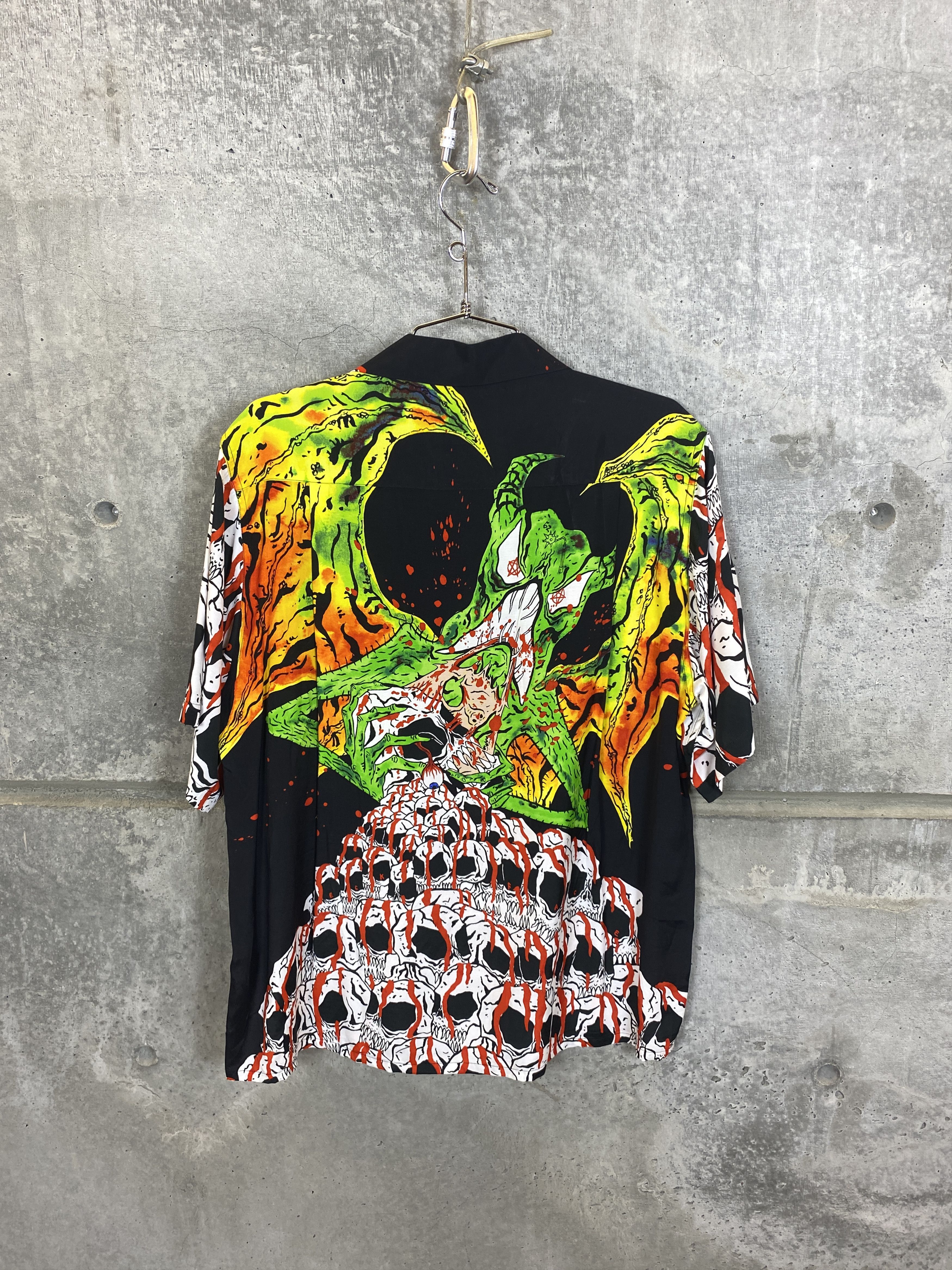 GUILTY PARTIES X WACKO MARIA X NECKFACE BLACK BONES SHIRT