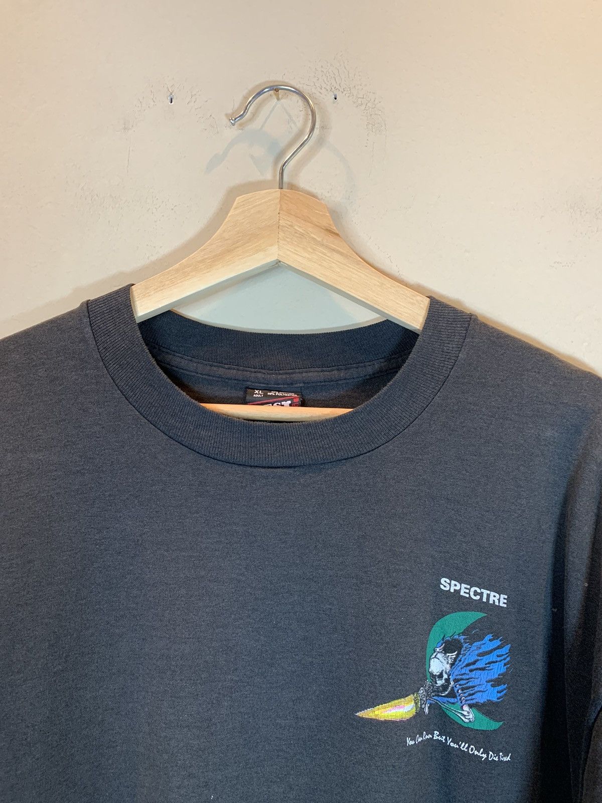 Vintage RARE* Vintage AC-130 Spectre Death Single Stitch Faded Shirt Size US XL / EU 56 / 4 - 4 Thumbnail