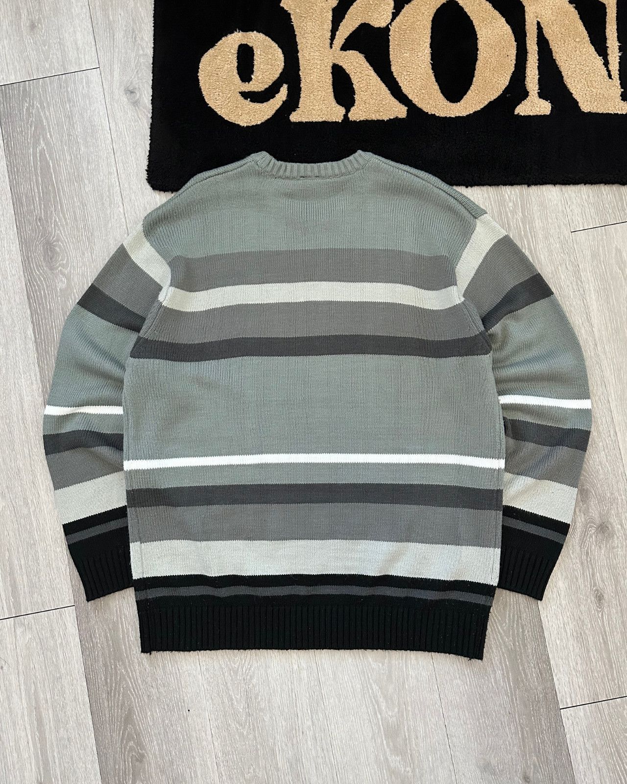 Southpole Vintage Y2K Southpole Striped Knit Oversized Sweater - XL Size US XL / EU 56 / 4 - 2 Thumbnail