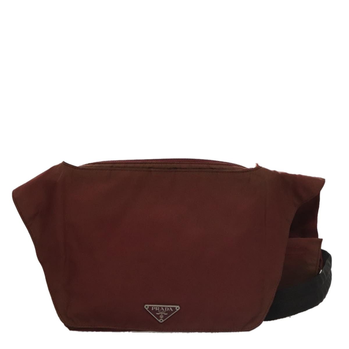 Prada PRADA Shoulder Bag Nylon Red Silver Size ONE SIZE - 2 Thumbnail