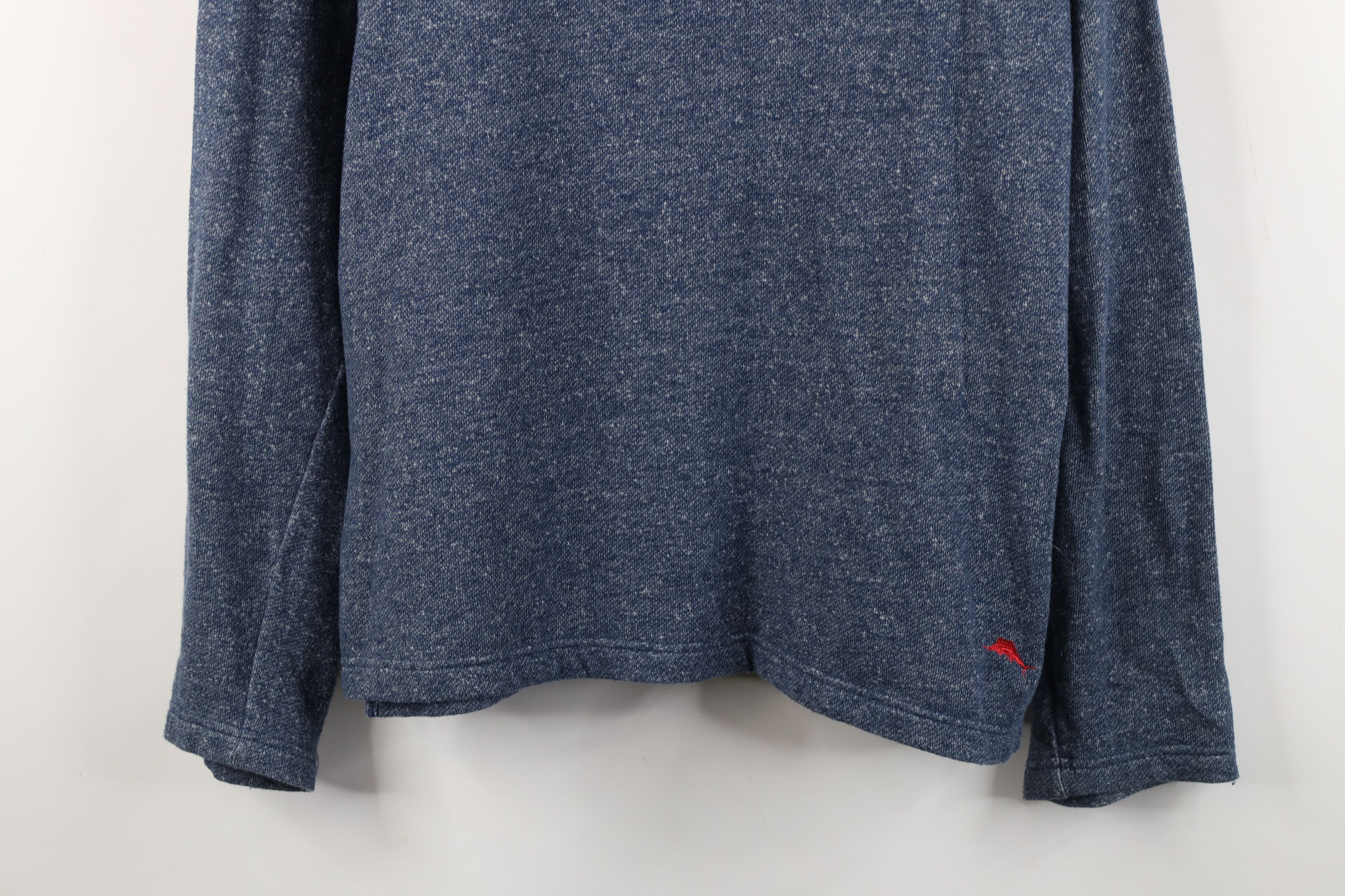 Tommy Bahama Vintage Tommy Bahama Soft Knit Fleece Lined Sweatshirt Blue Size US L / EU 52-54 / 3 - 3 Thumbnail