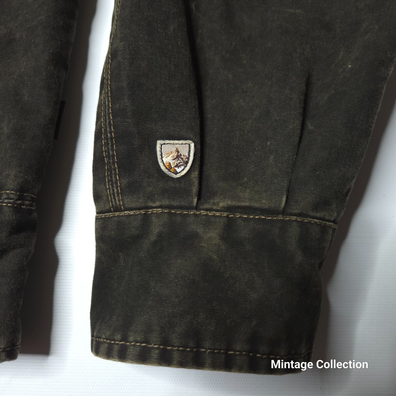 Kuhl KUHL MEN'S BURR VINTAGE PATINA DYE BROWN FULL ZIP JACKET XL Size US XL / EU 56 / 4 - 4 Thumbnail