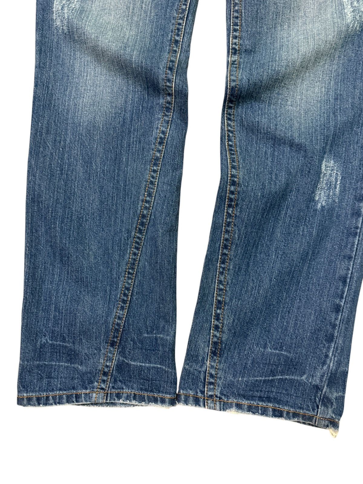 Hysteric Glamour BLUE MOON BLUE DOUBLE WAIST COLOURFUL EMBROIDERY DENIM Size US 29 - 9 Thumbnail