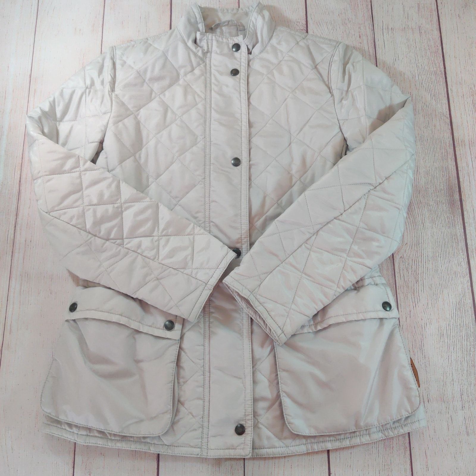 Coach Coach diamond quilted jacket F84993 oyster sz S Size S / US 4 / IT 40 - 4 Thumbnail
